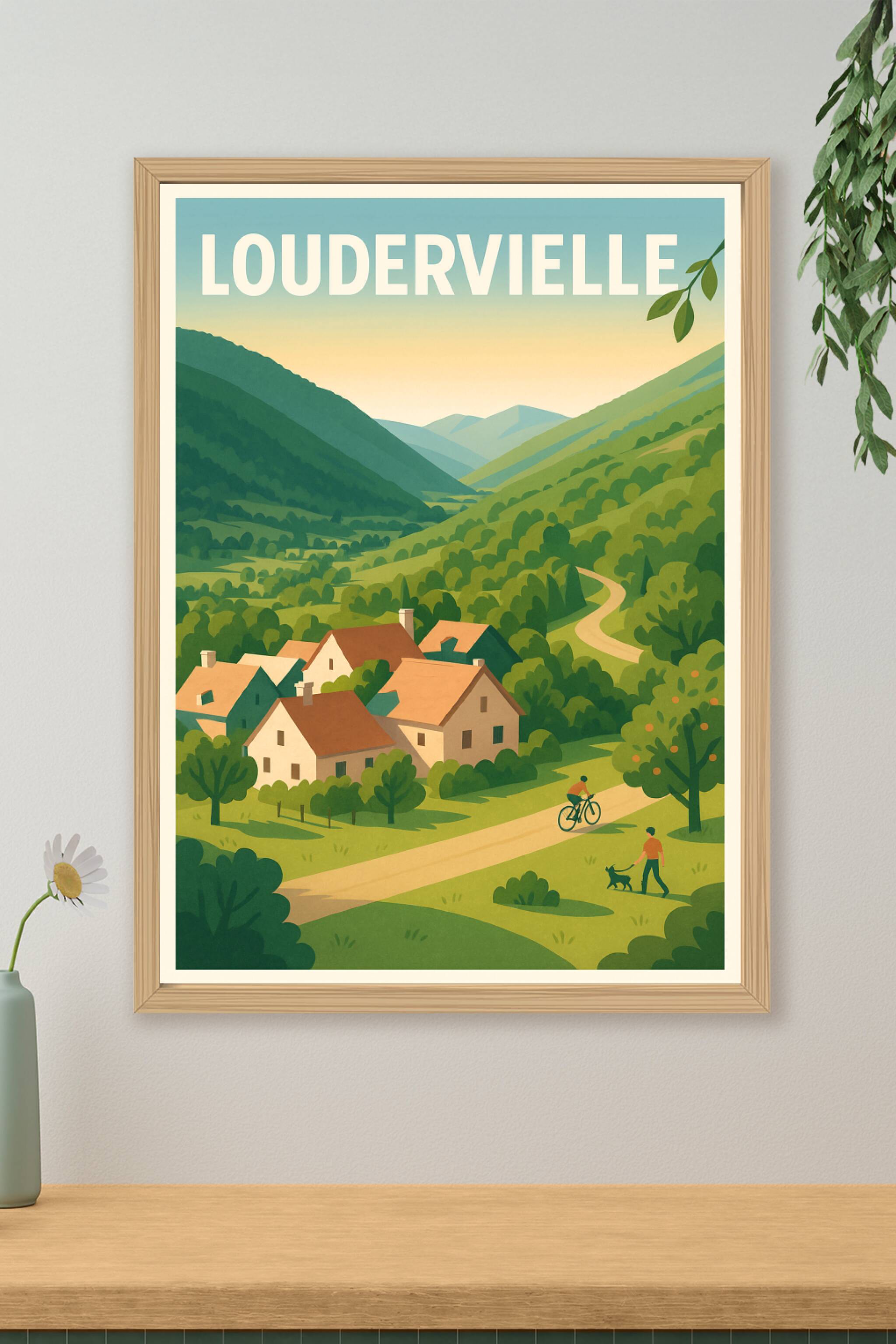 Affiche de Loudervielle - Évasion nature au cœur des Pyrénées