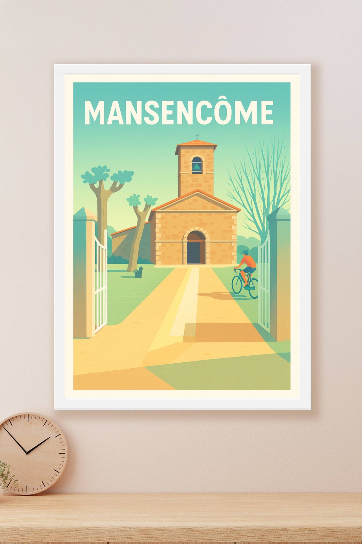 Affiche Mansencôme — Une ambiance paisible et lumineuse · poster d'art de Mansencôme