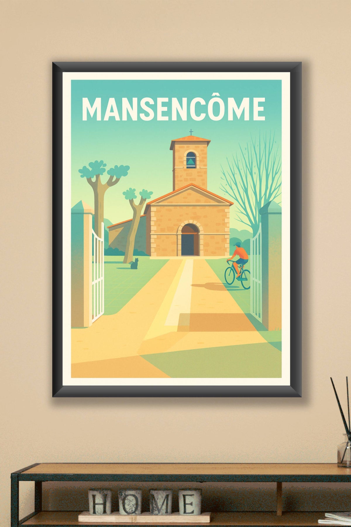 Affiche Mansencôme — Une ambiance paisible et lumineuse · poster d'art de Mansencôme
