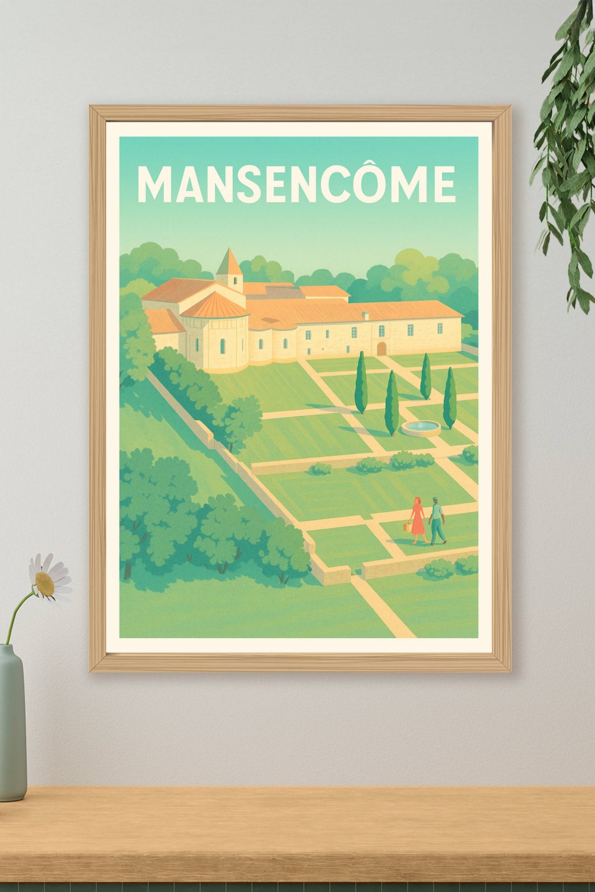 Affiche Mansencôme — Escapade au cœur de la nature · poster d'art de Mansencôme