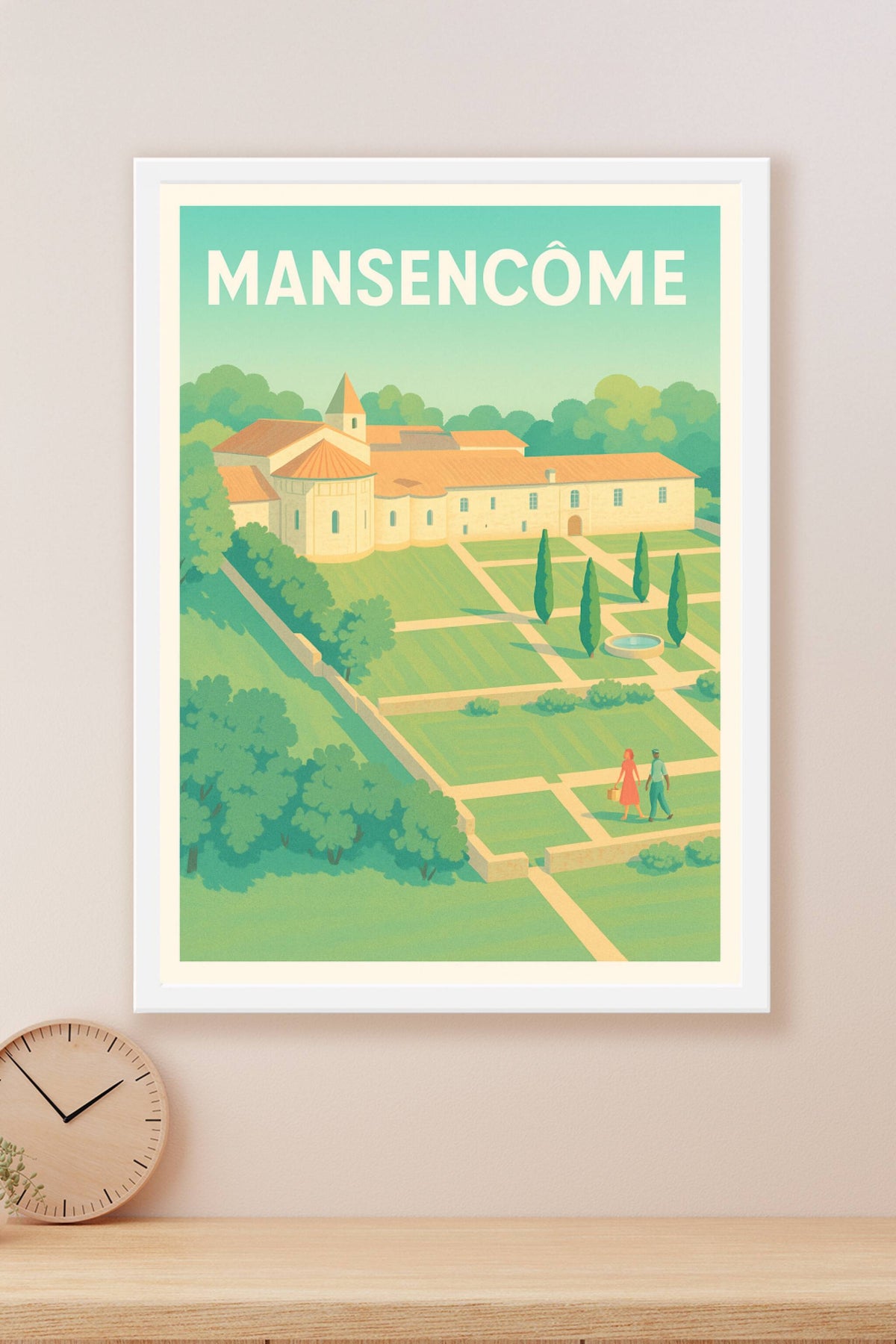 Affiche Mansencôme — Escapade au cœur de la nature · poster d'art de Mansencôme
