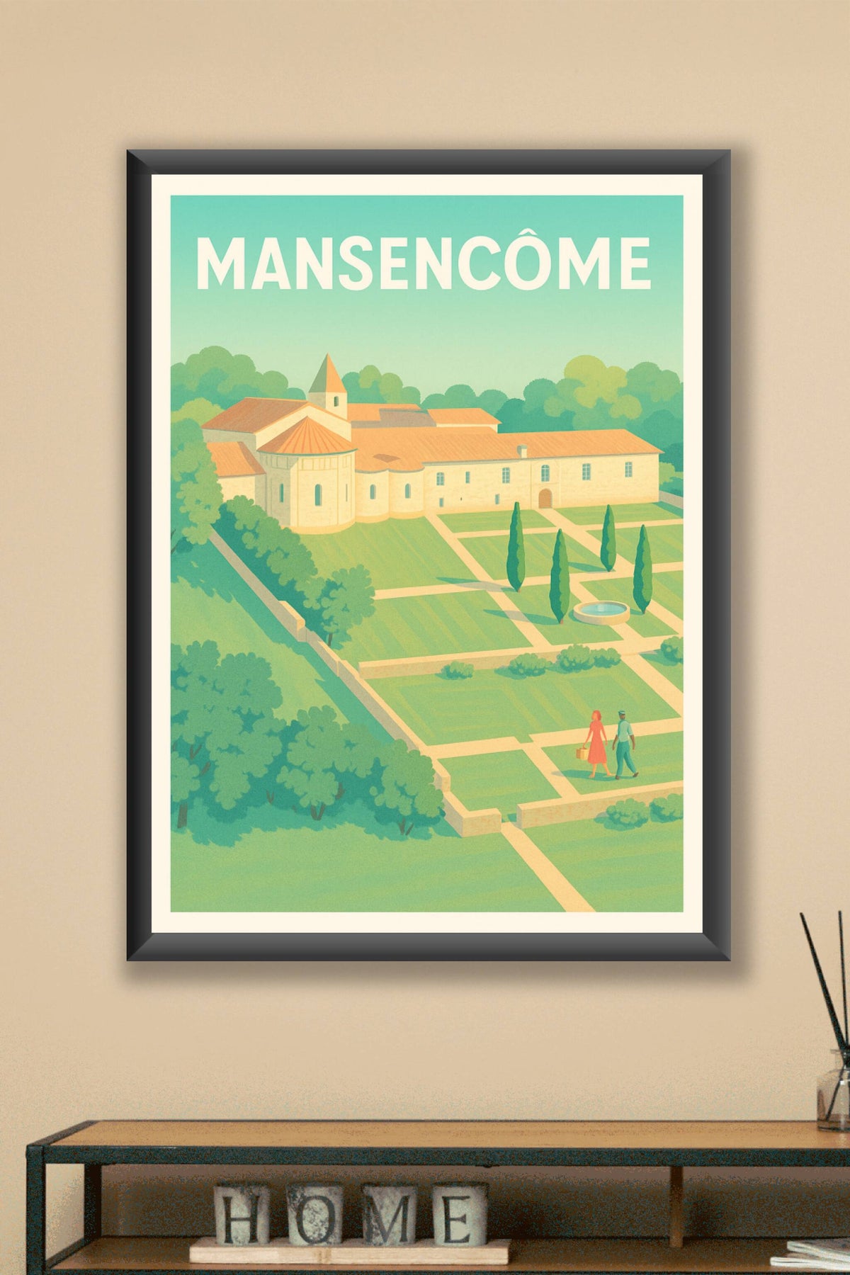 Affiche Mansencôme — Escapade au cœur de la nature · poster d'art de Mansencôme