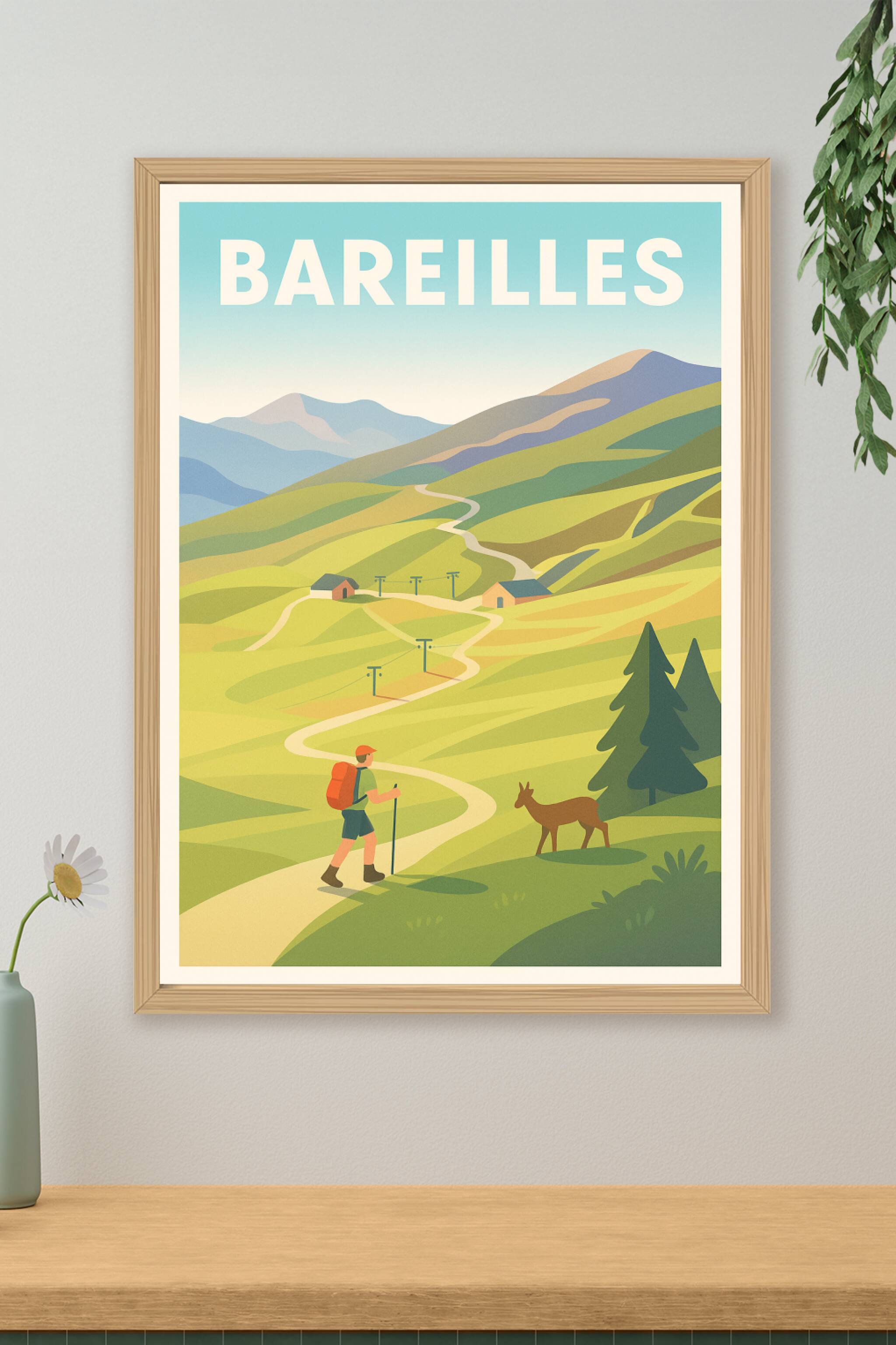 Affiche de Bareilles - Escapade Nature Authentique