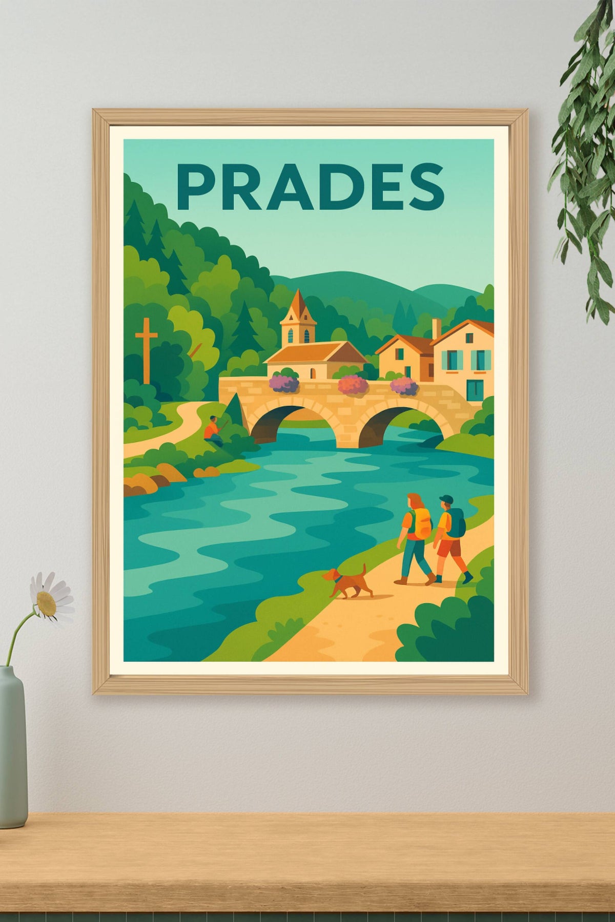 Affiche Prades — Escapade Nature et Charme Authentique · poster d'art de Prades