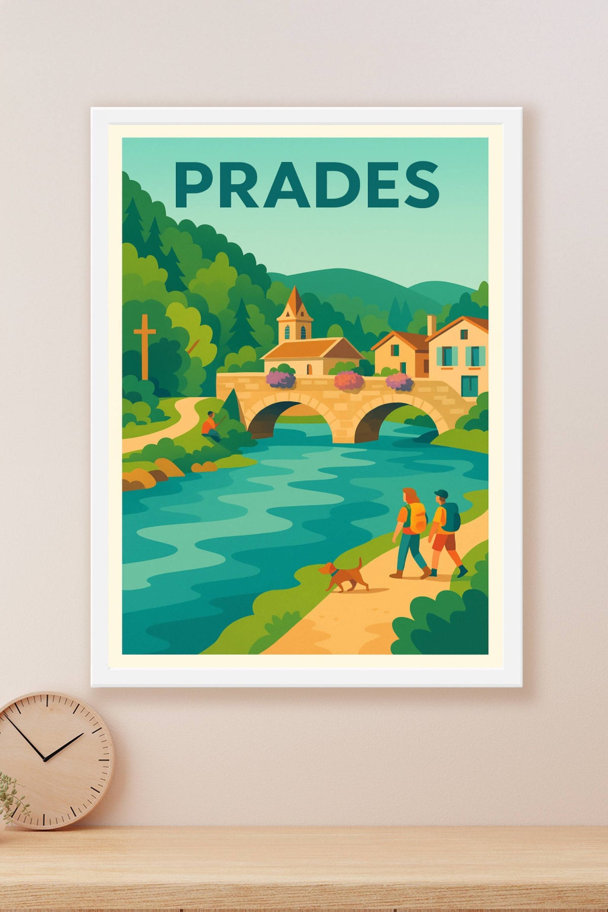 Affiche Prades — Escapade Nature et Charme Authentique · poster d'art de Prades
