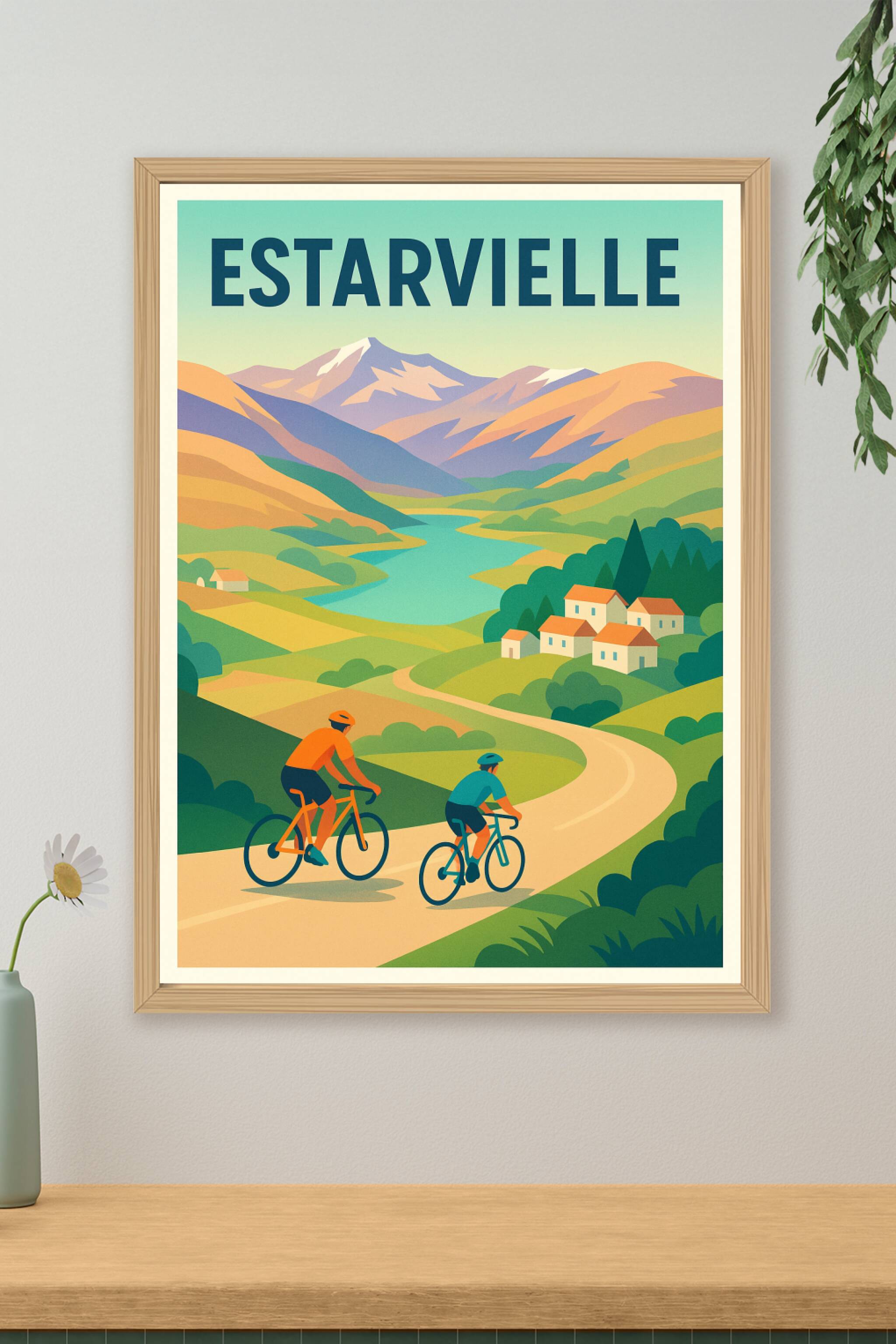 Affiche de Estarvielle - Escapade cycliste en montagne