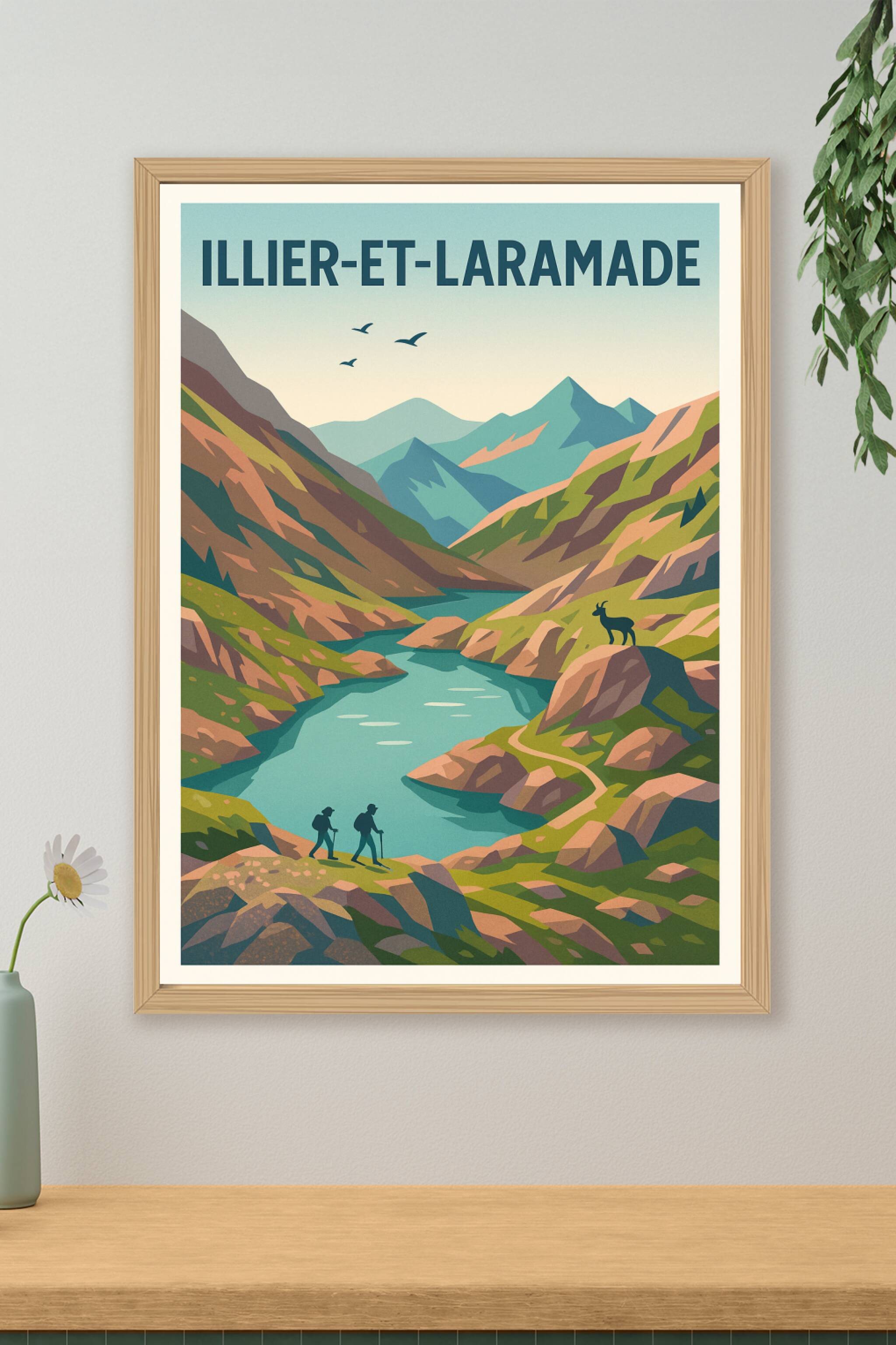 Affiche de Illier-et-Laramade - Évasion et randonnée en montagne