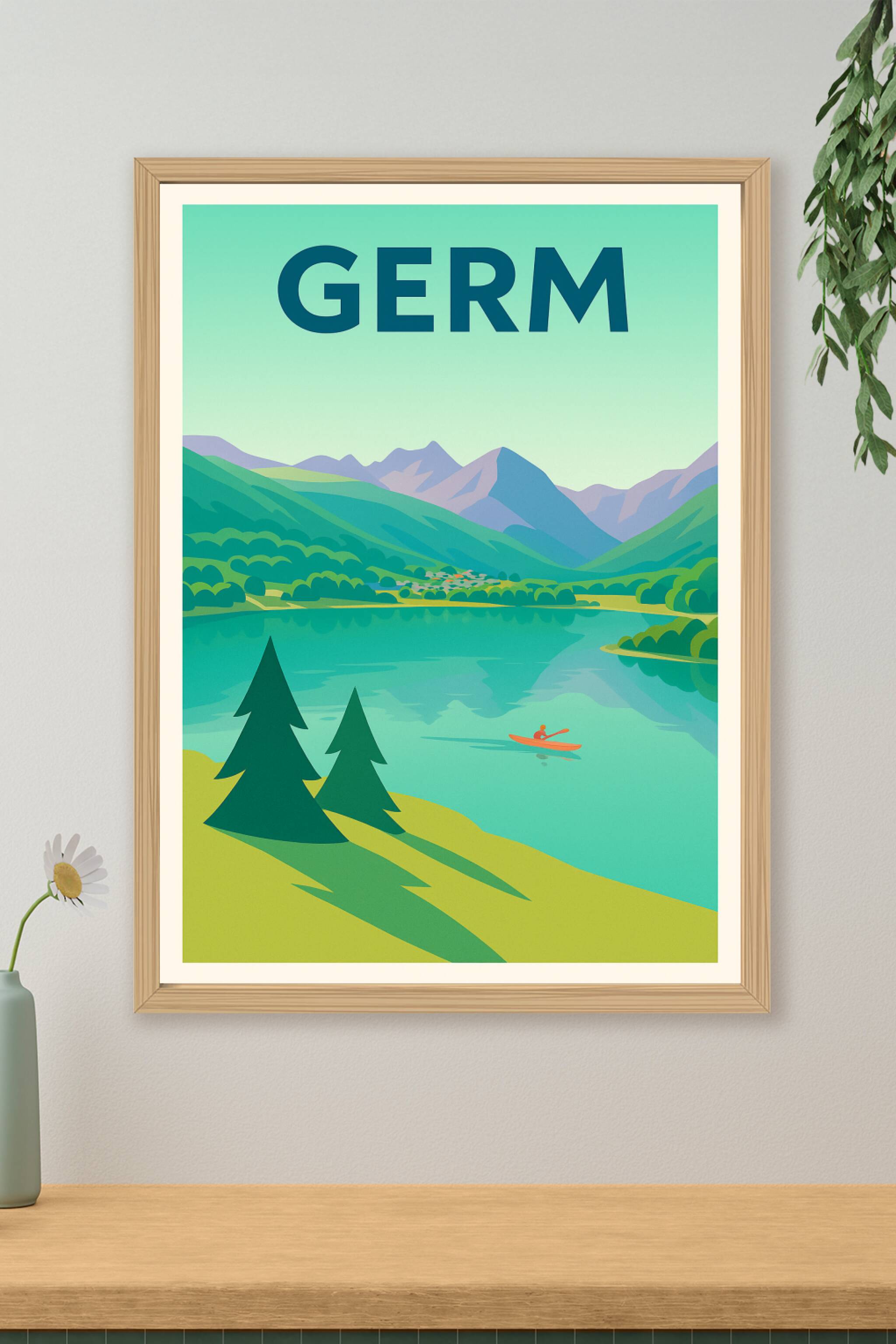 Affiche de Germ - Évasion paisible au cœur des montagnes