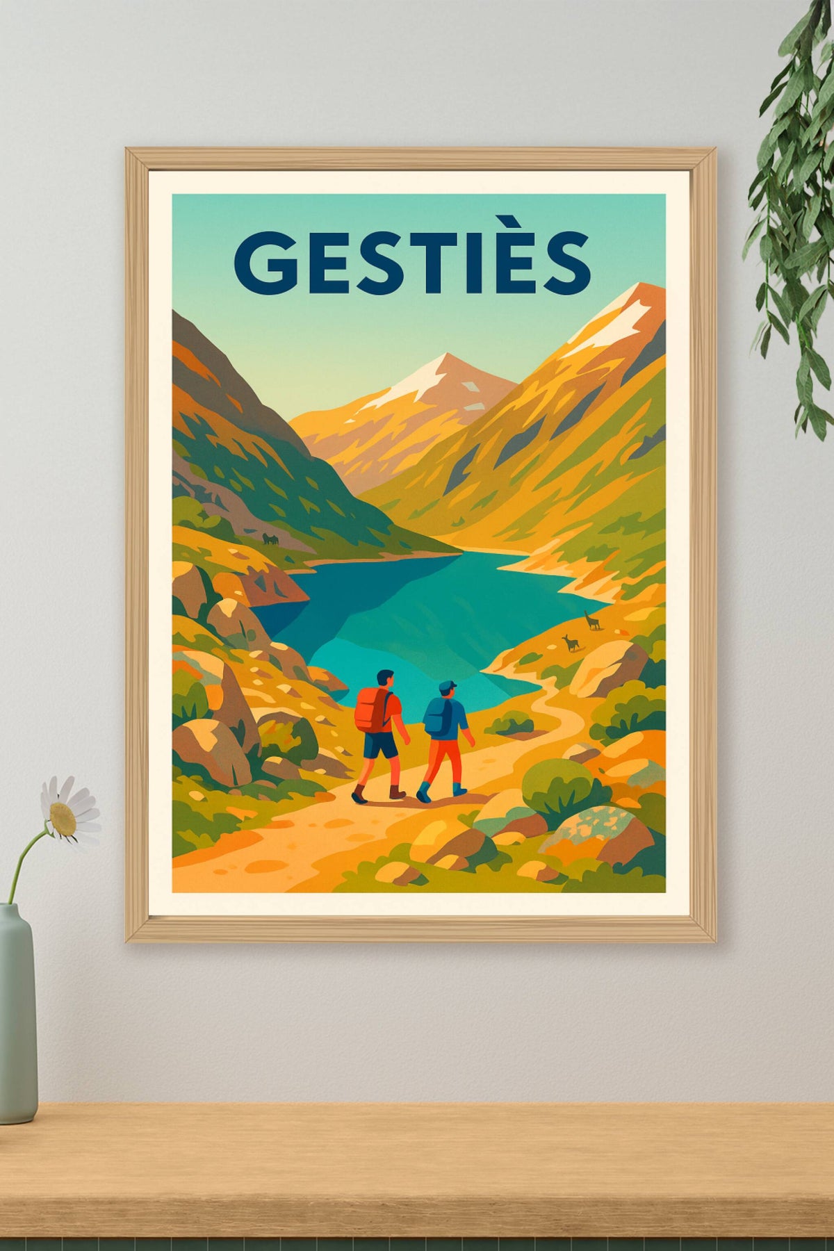 Affiche Gestiès — L'évasion en pleine nature · poster d'art de Gestiès