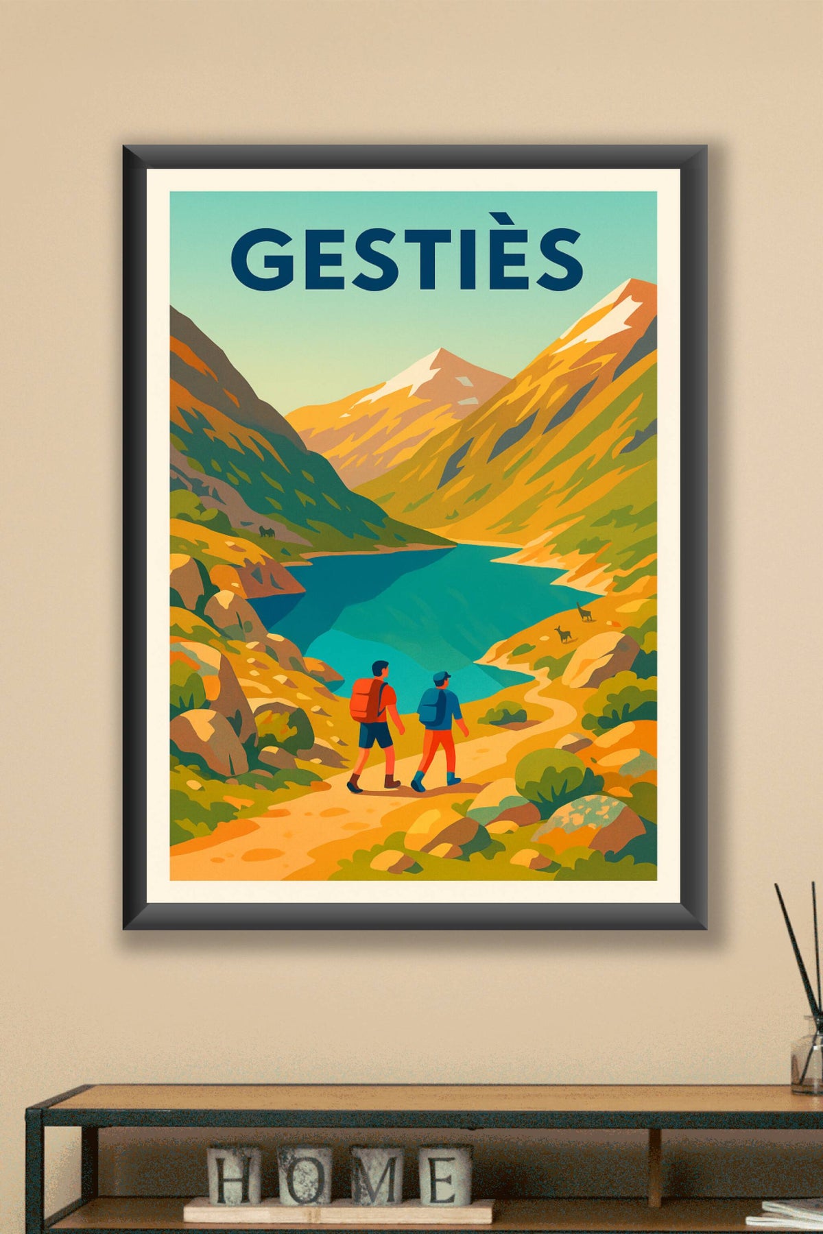 Affiche Gestiès — L'évasion en pleine nature · poster d'art de Gestiès