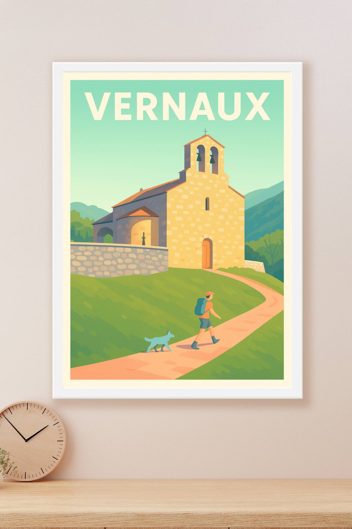 Affiche Vernaux — Une escapade paisible au cœur des Pyrénées · poster d'art de Vernaux