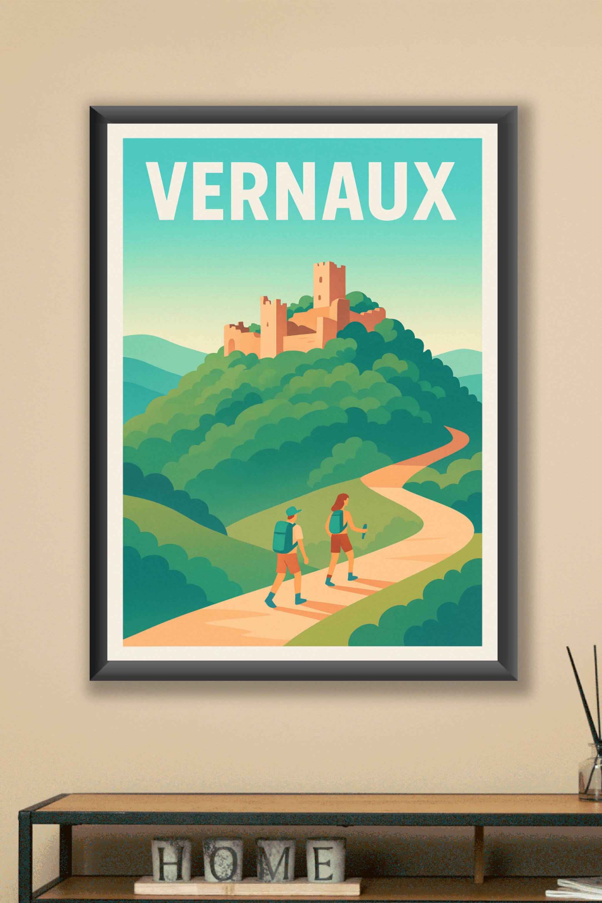 Affiche Vernaux — Escapade nature et patrimoine · poster d'art de Vernaux