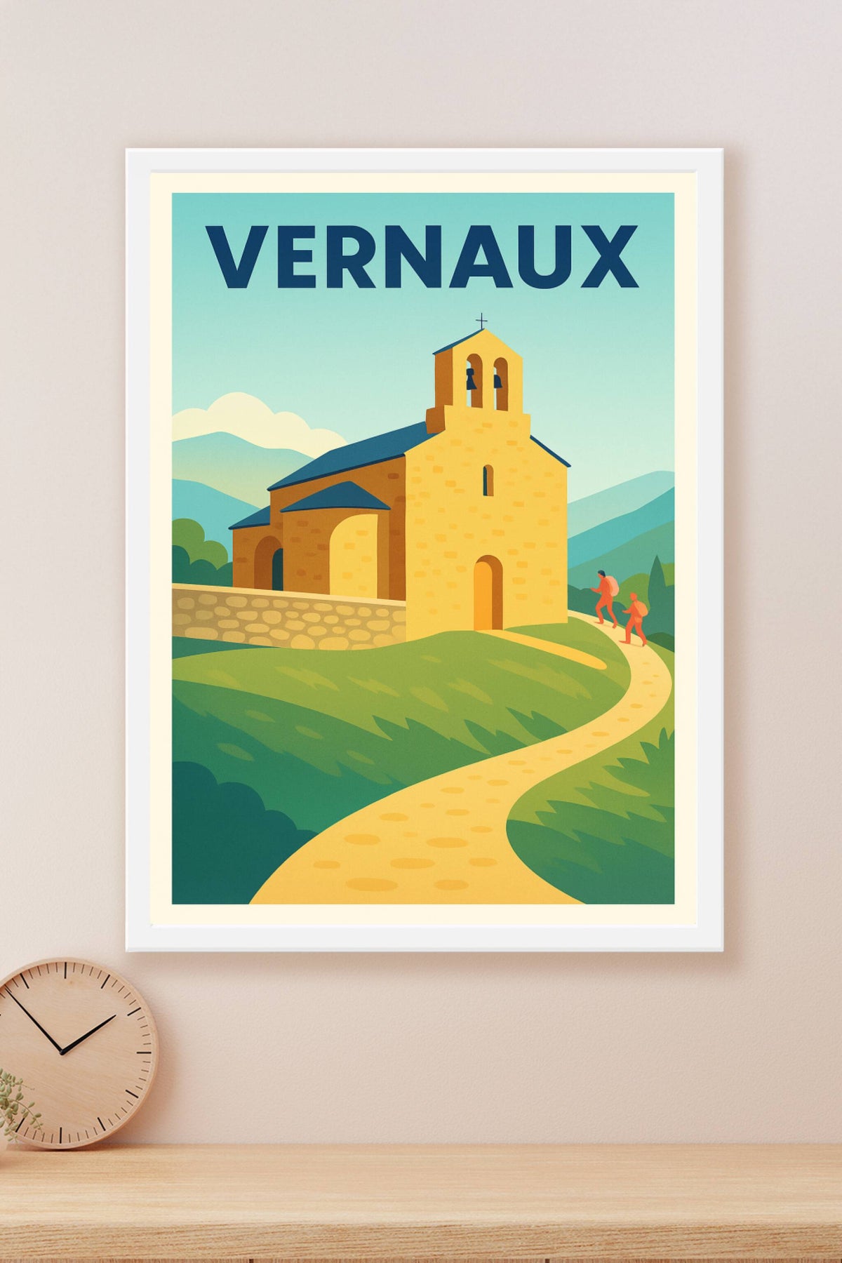 Affiche Vernaux — L'escapade bucolique en montagne · poster d'art de Vernaux