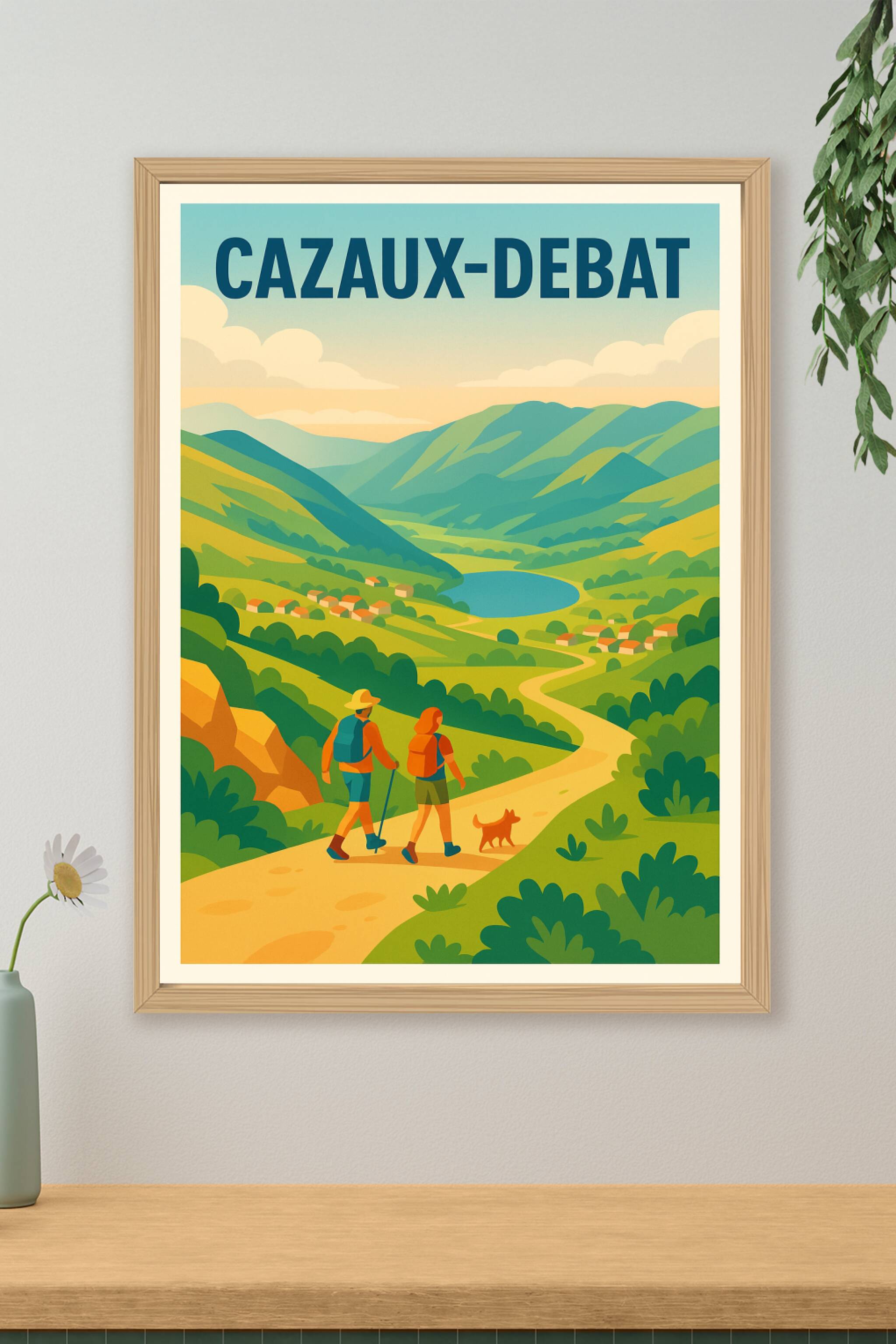 Affiche de Cazaux-Debat - Évasion et nature grandiose