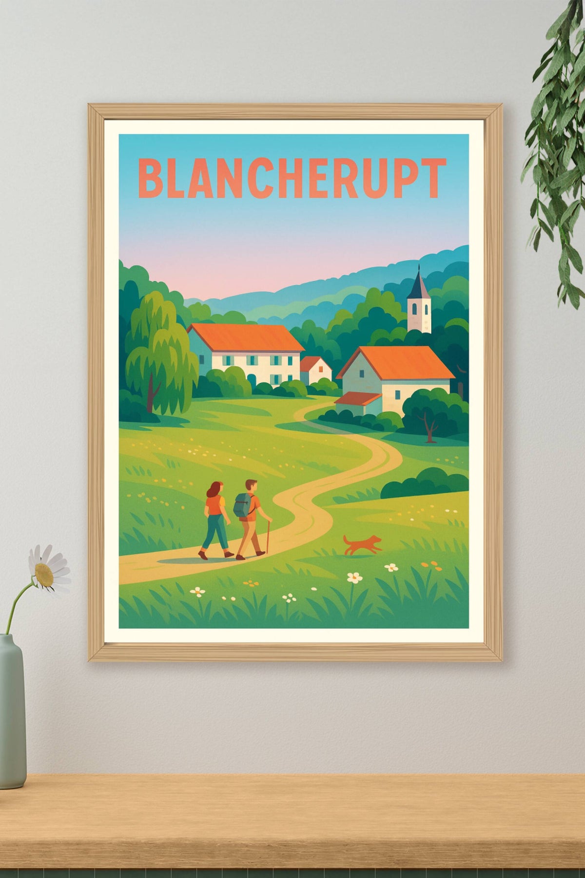 Affiche Blancherupt — Échappée bucolique en Lorraine · poster d'art de Blancherupt