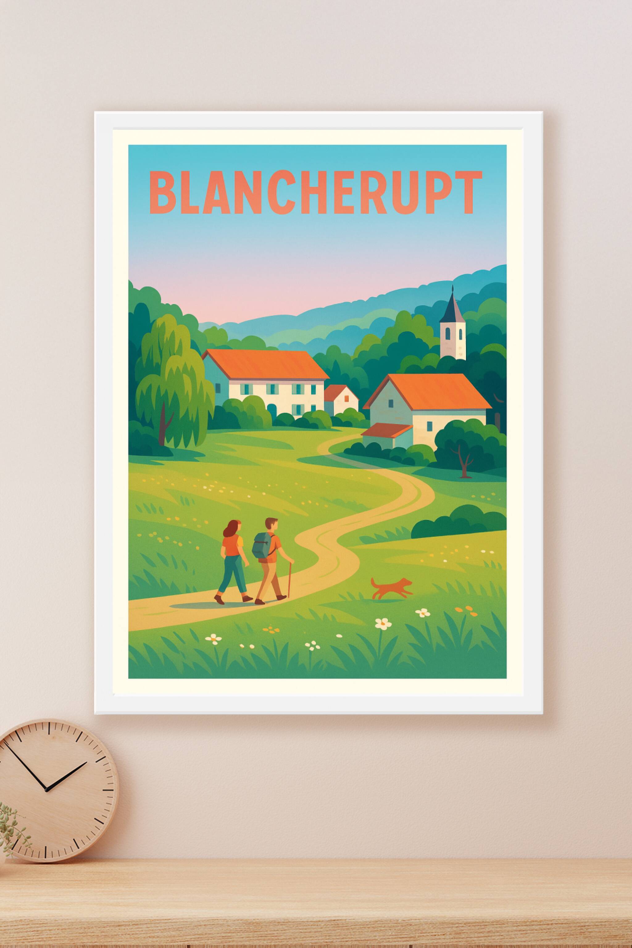 Affiche Blancherupt — Échappée bucolique en Lorraine · poster d'art de Blancherupt