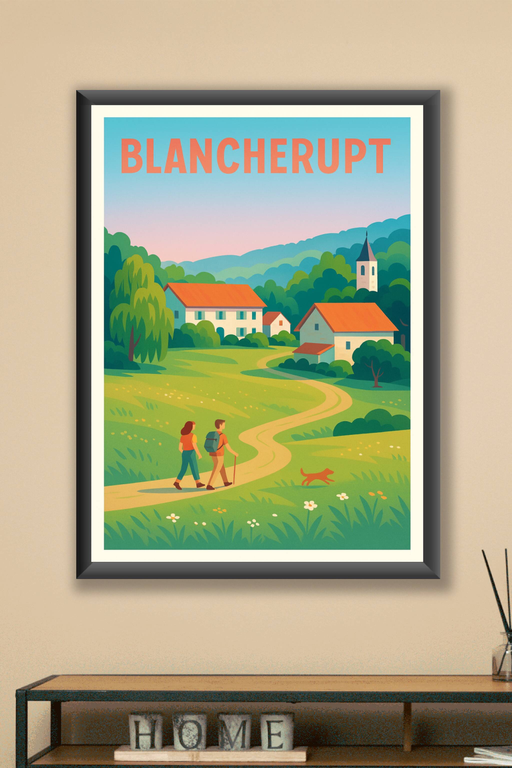Affiche Blancherupt — Échappée bucolique en Lorraine · poster d'art de Blancherupt
