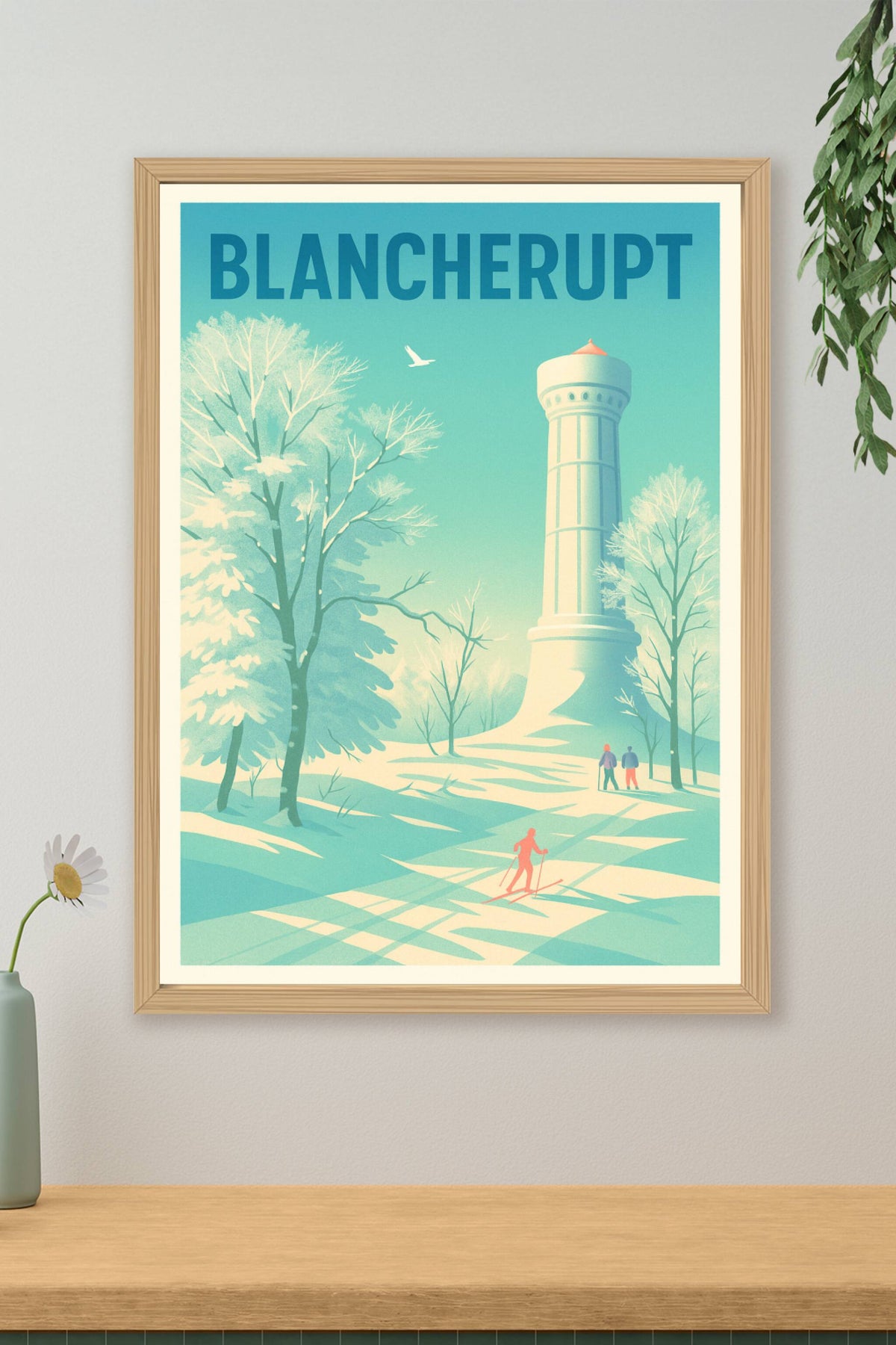 Affiche Blancherupt — Évasion hivernale au cœur des Vosges · poster d'art de Blancherupt