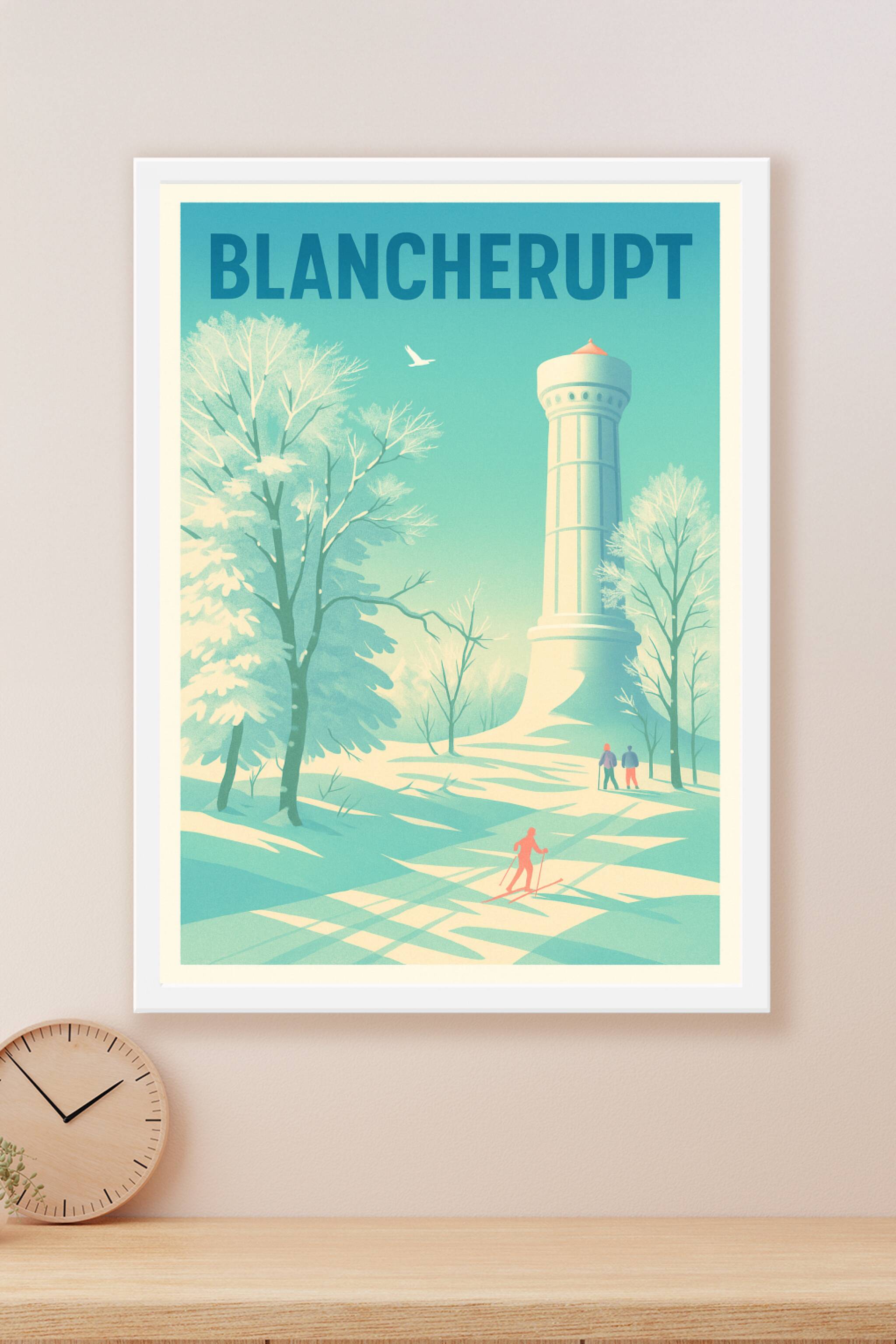 Affiche Blancherupt — Évasion hivernale au cœur des Vosges · poster d'art de Blancherupt