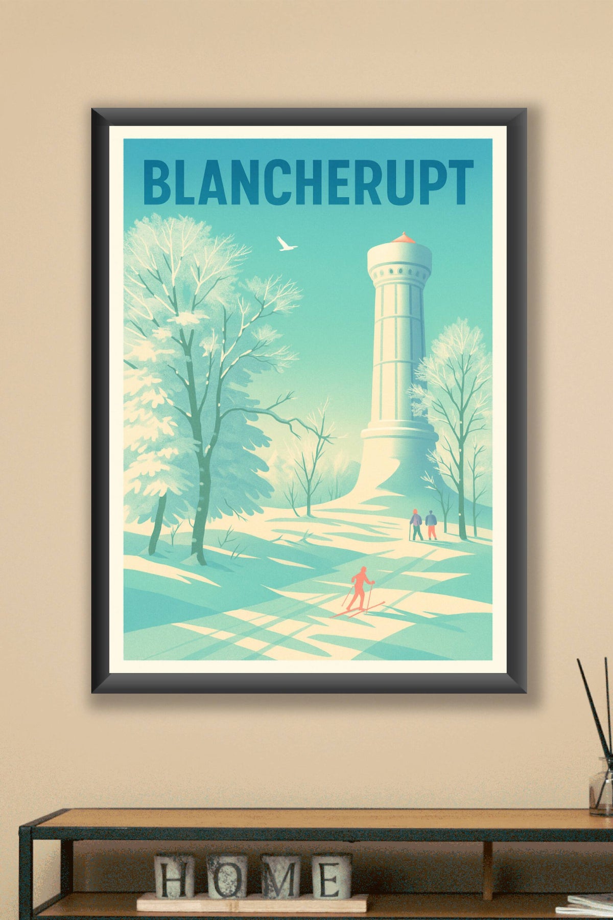 Affiche Blancherupt — Évasion hivernale au cœur des Vosges · poster d'art de Blancherupt