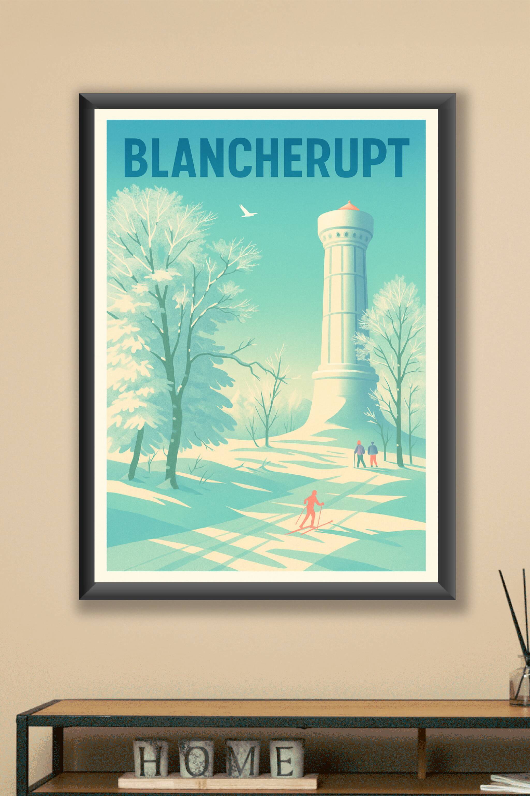 Affiche Blancherupt — Évasion hivernale au cœur des Vosges · poster d'art de Blancherupt