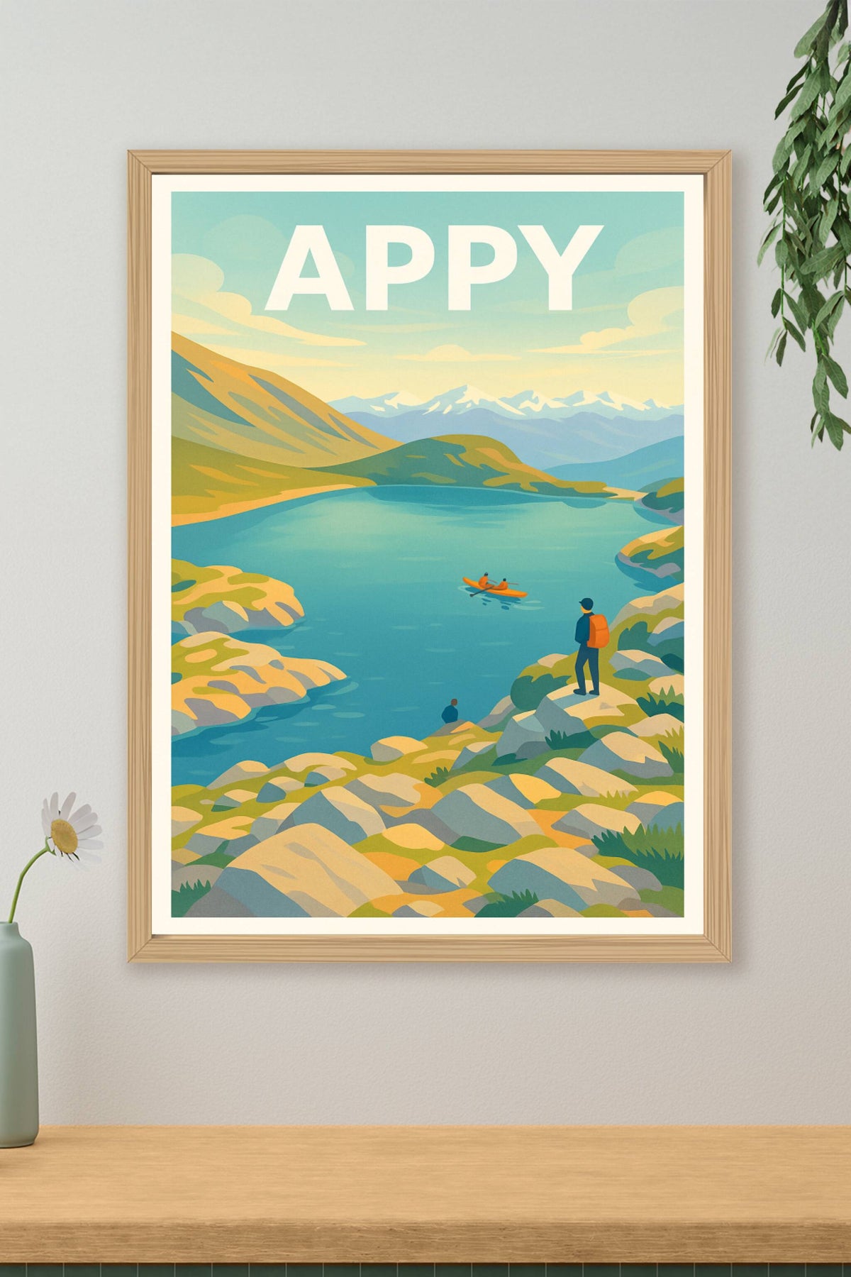 Affiche Appy — Invitation à l'aventure en pleine nature · poster d'art de Appy