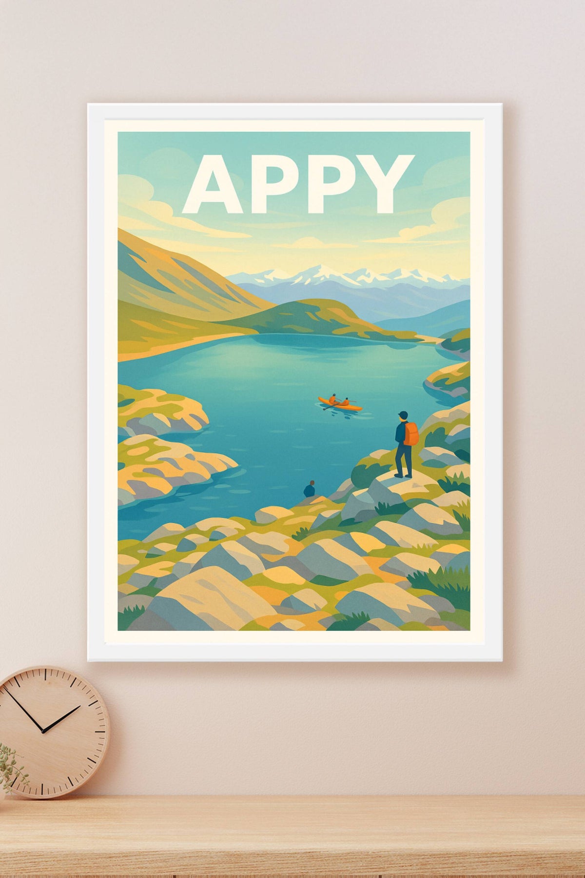 Affiche Appy — Invitation à l'aventure en pleine nature · poster d'art de Appy