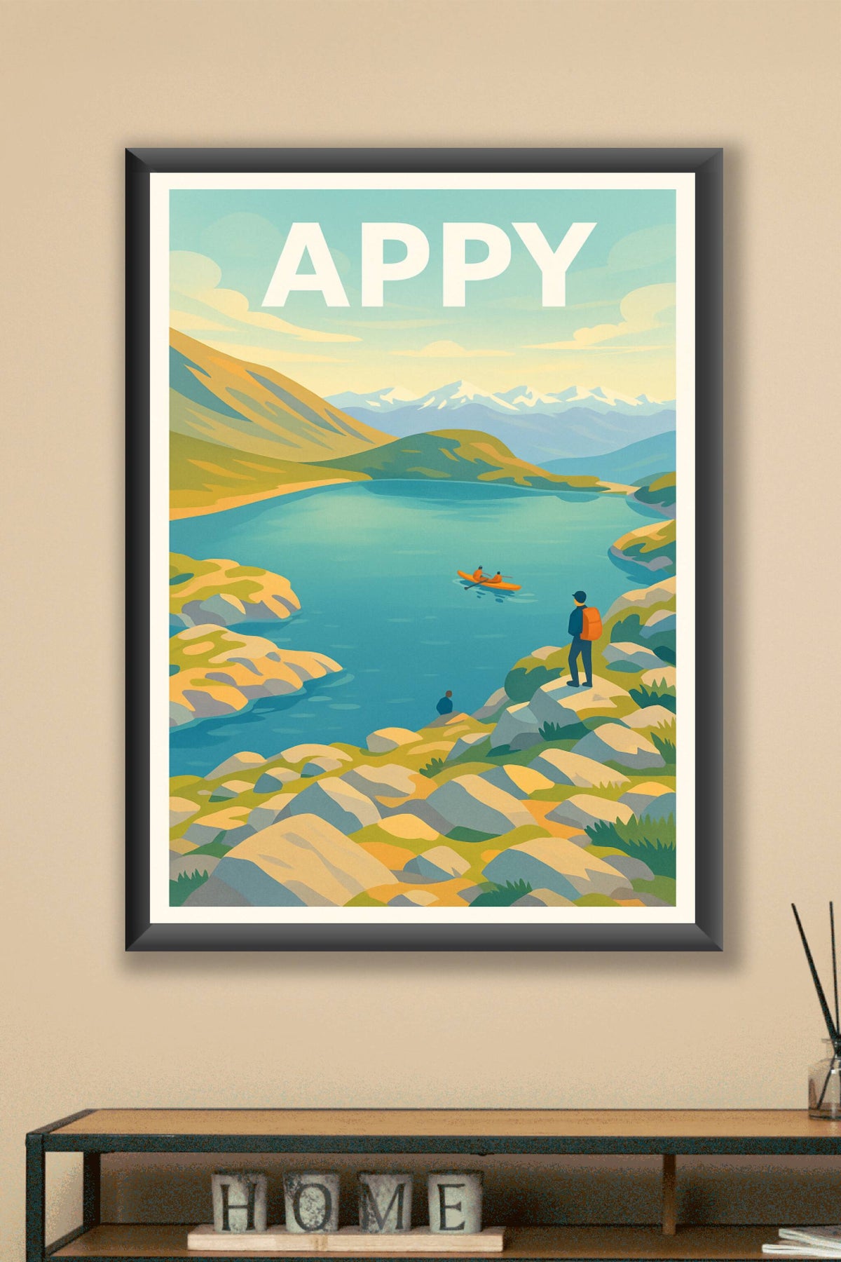 Affiche Appy — Invitation à l'aventure en pleine nature · poster d'art de Appy