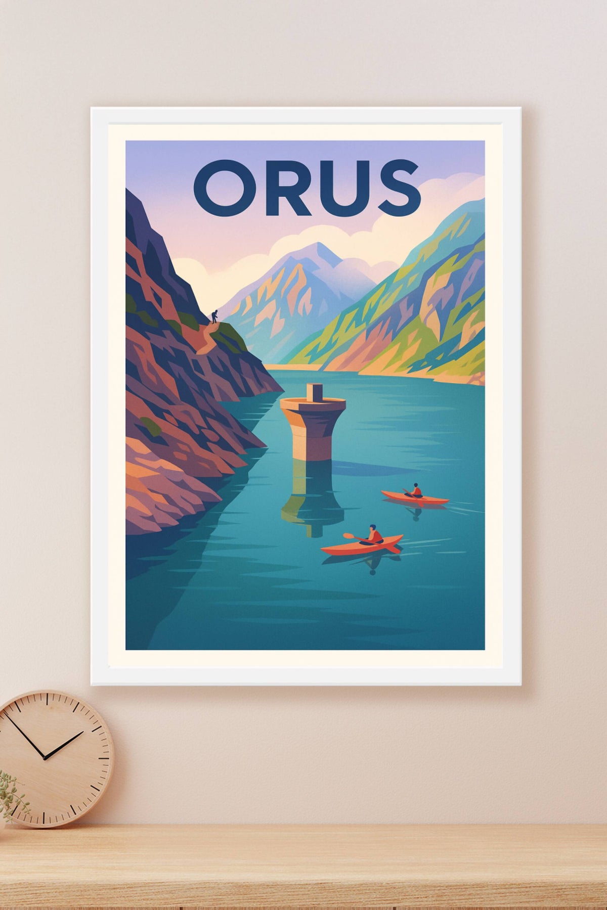 Affiche Orus — Escapade nature et aventure au cœur des montagnes · poster d'art de Orus