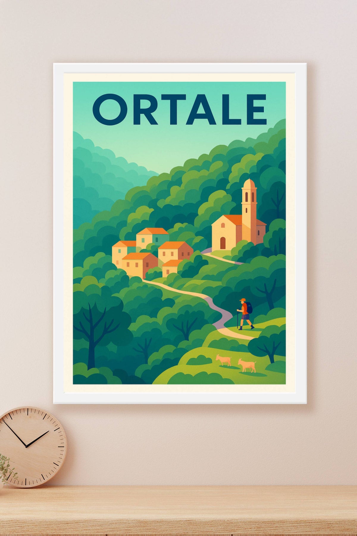 Affiche Portale — Escapade nature et village pittoresque · poster d'art de Portale