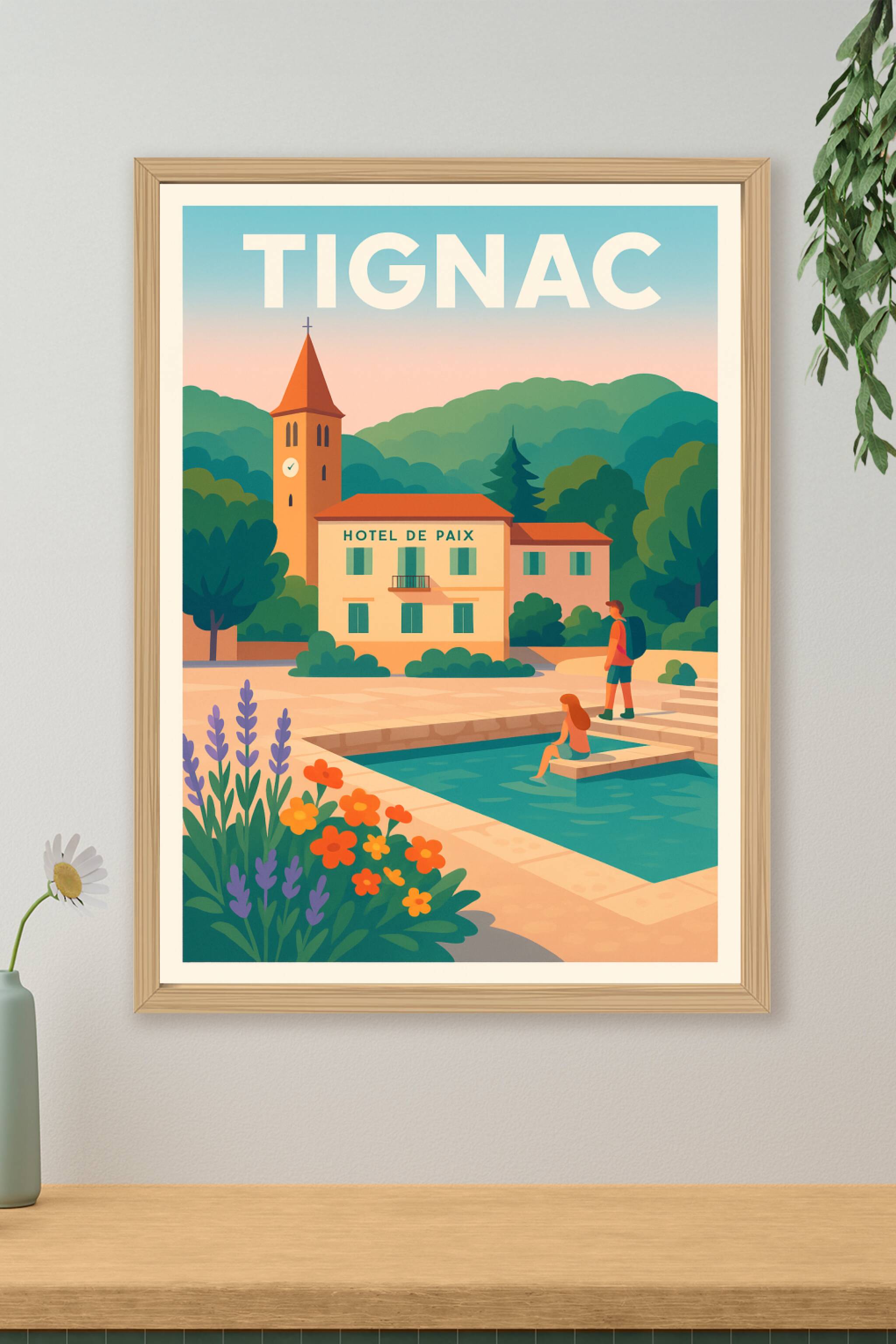 Affiche de Tignac - Escapade paisible au cœur de la nature