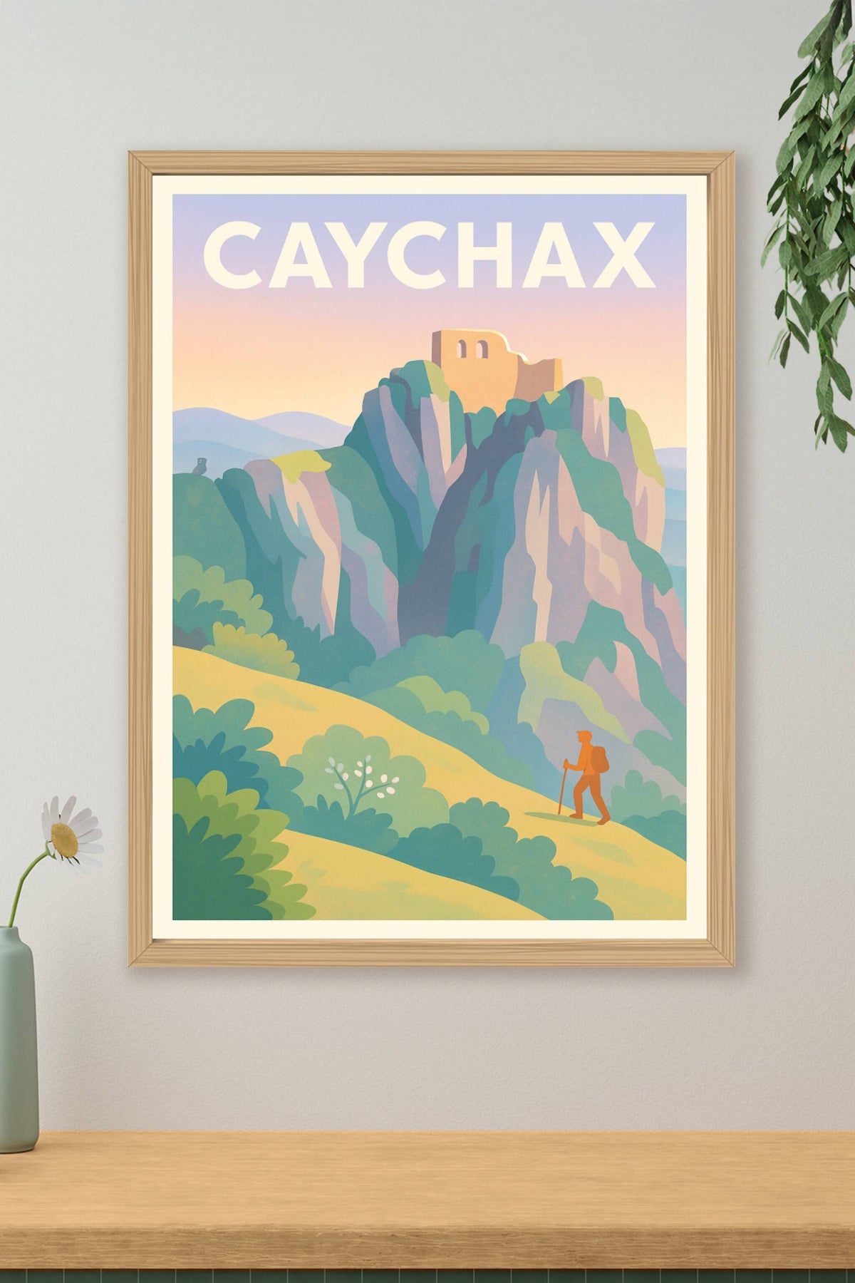 Affiche Caychax — Évasion et Randonnée en pleine Nature · poster d'art de Caychax