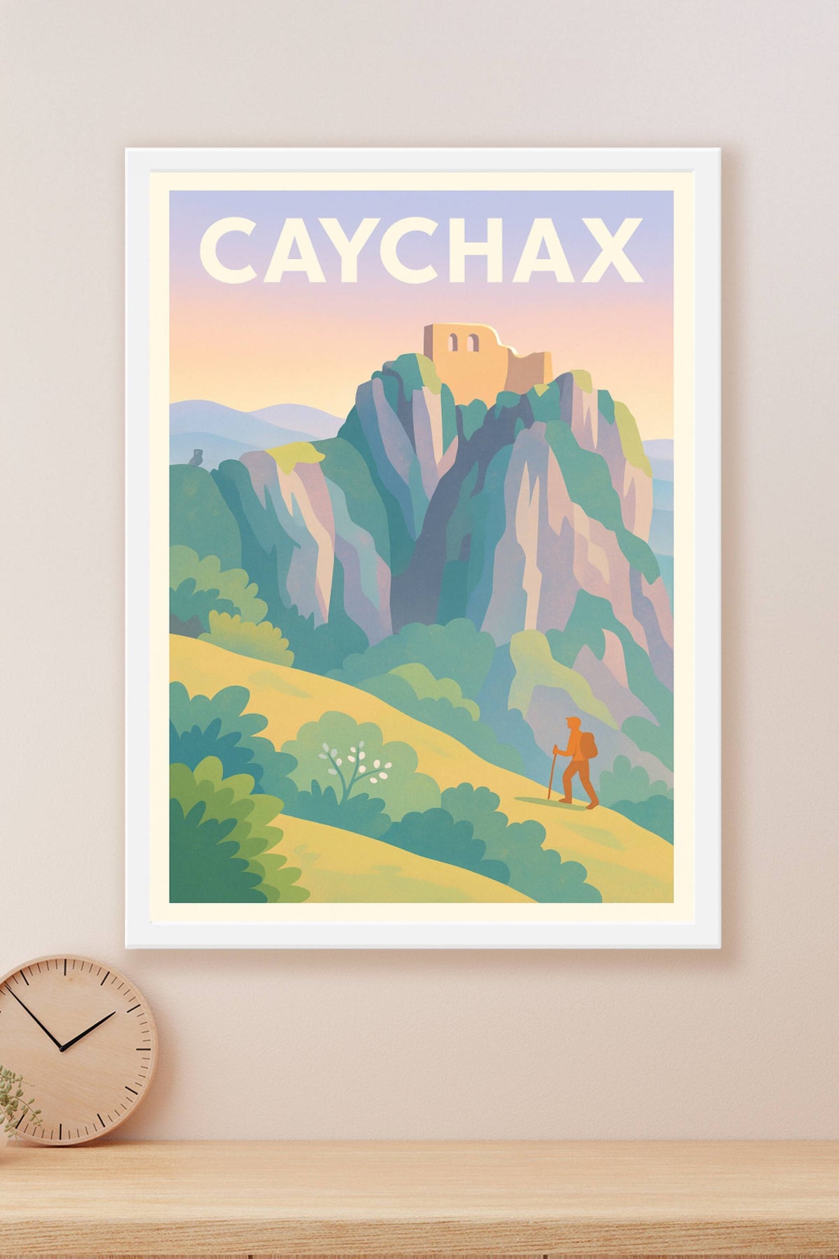 Affiche Caychax — Évasion et Randonnée en pleine Nature · poster d'art de Caychax