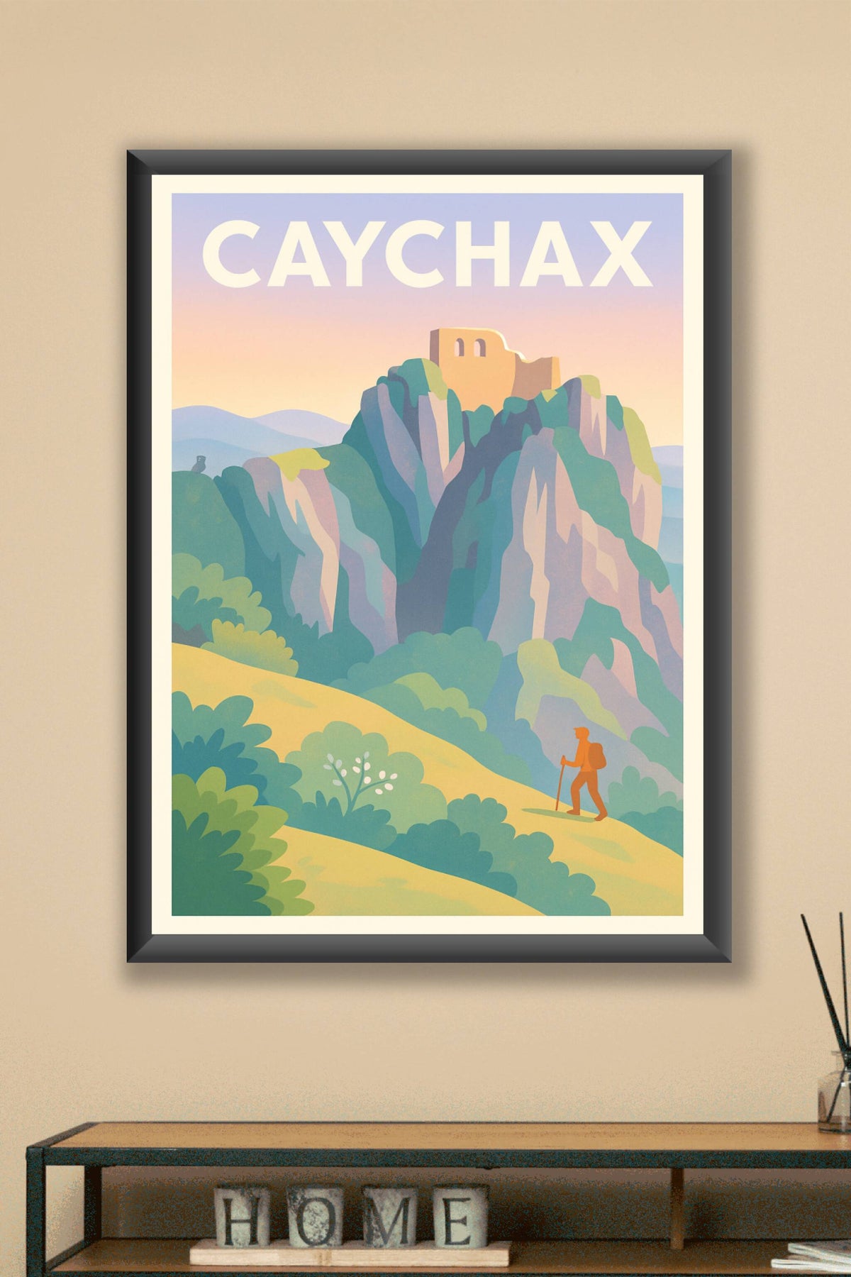 Affiche Caychax — Évasion et Randonnée en pleine Nature · poster d'art de Caychax