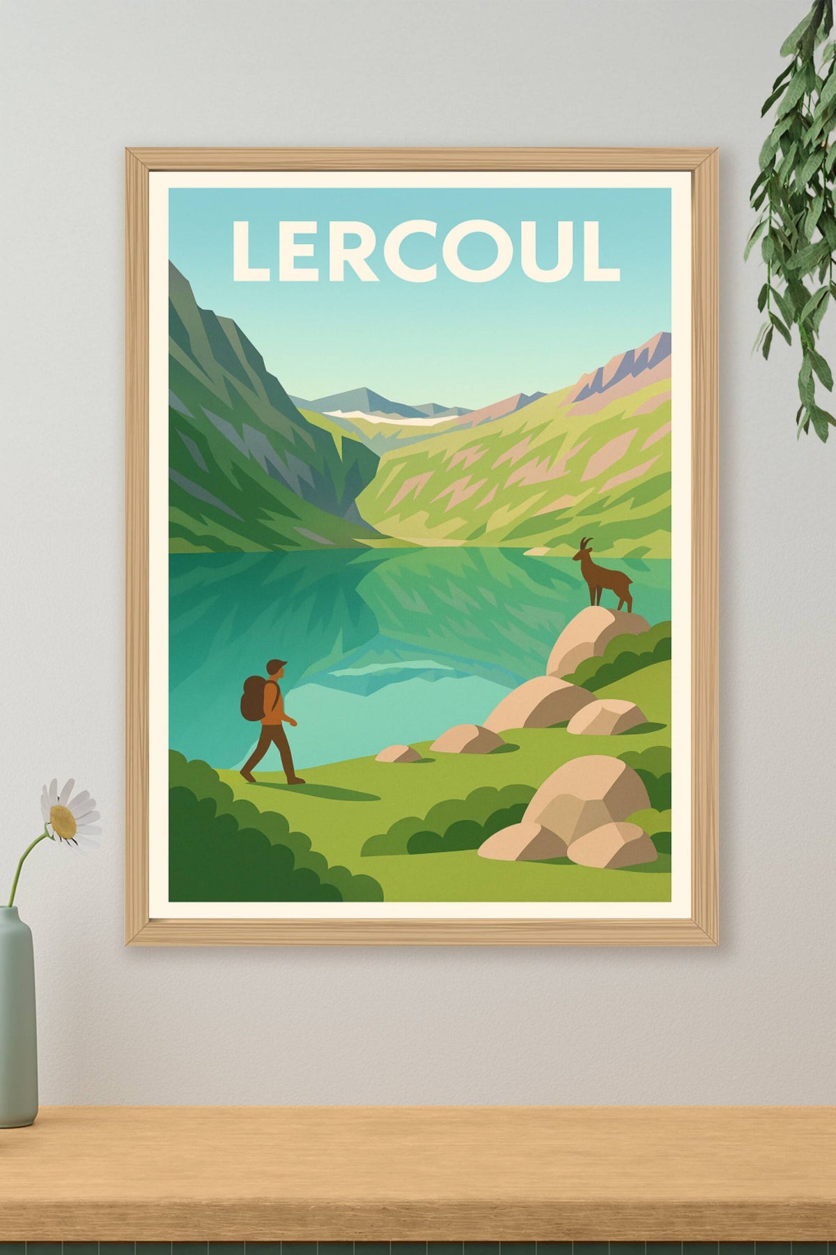 Affiche Lercoul — Évasion nature au cœur des Pyrénées · poster d'art de Lercoul