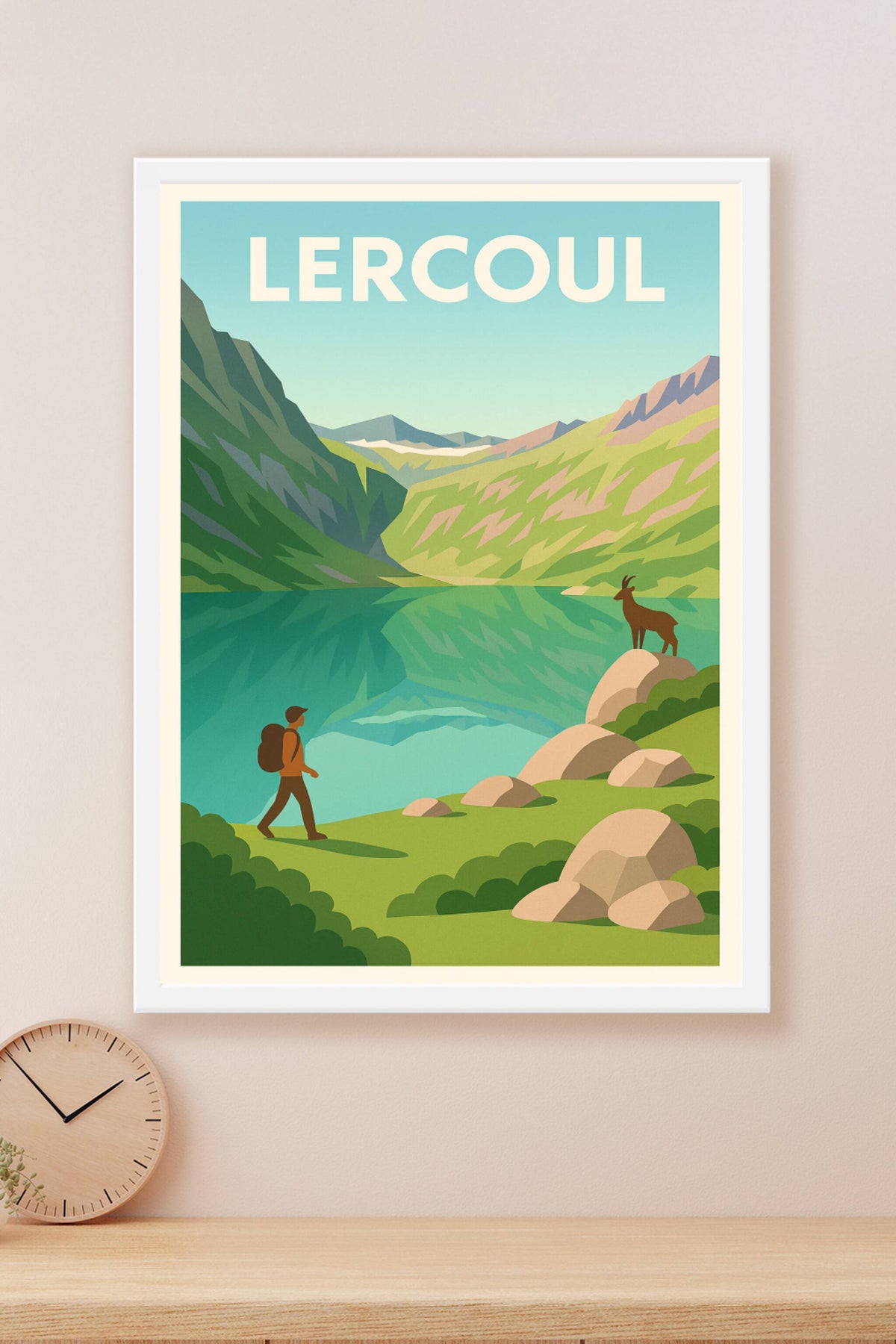 Affiche Lercoul — Évasion nature au cœur des Pyrénées · poster d'art de Lercoul