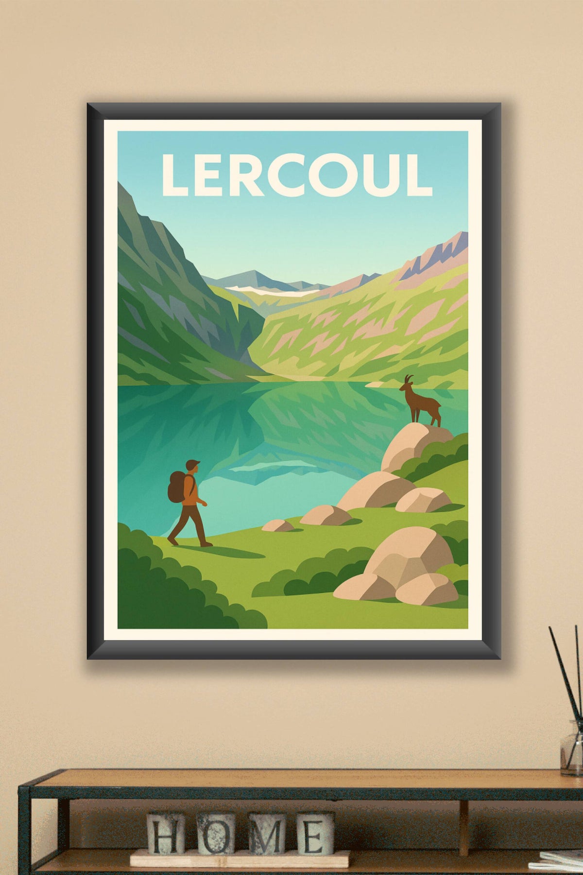 Affiche Lercoul — Évasion nature au cœur des Pyrénées · poster d'art de Lercoul