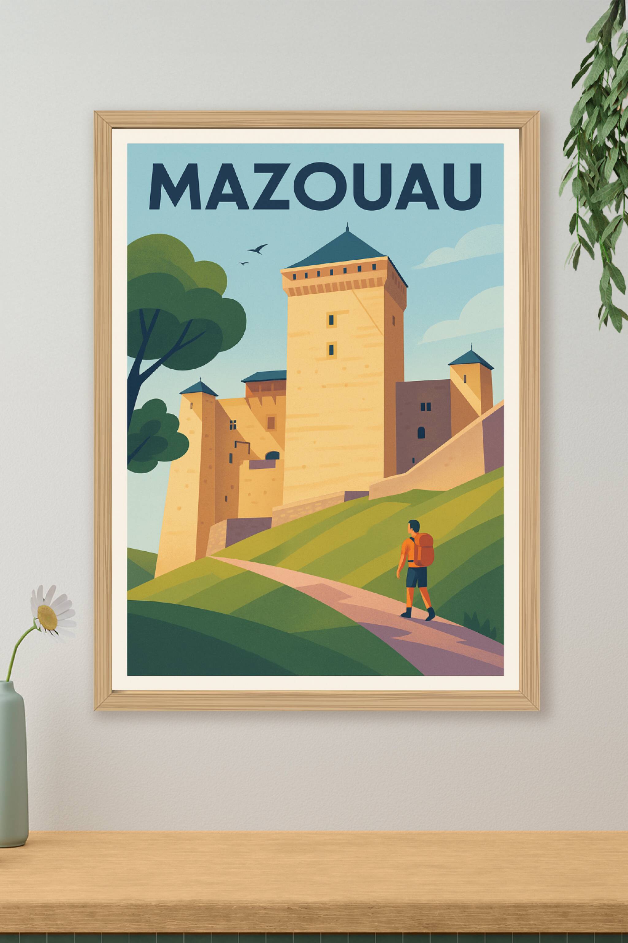 Affiche de Mazouau - L'exploration historique au cœur du château