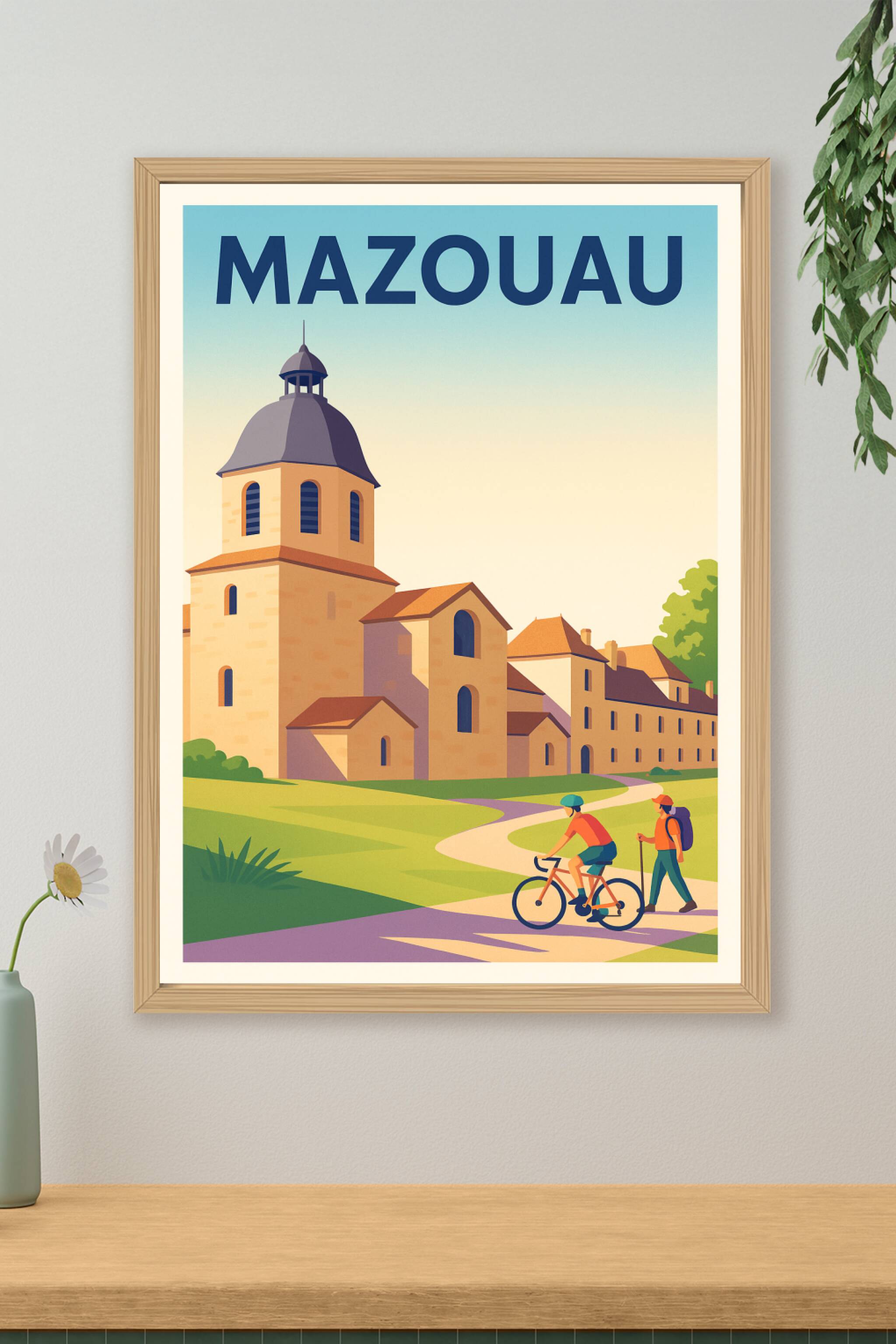 Affiche de Mazouau - Évasion et nature au cœur du patrimoine