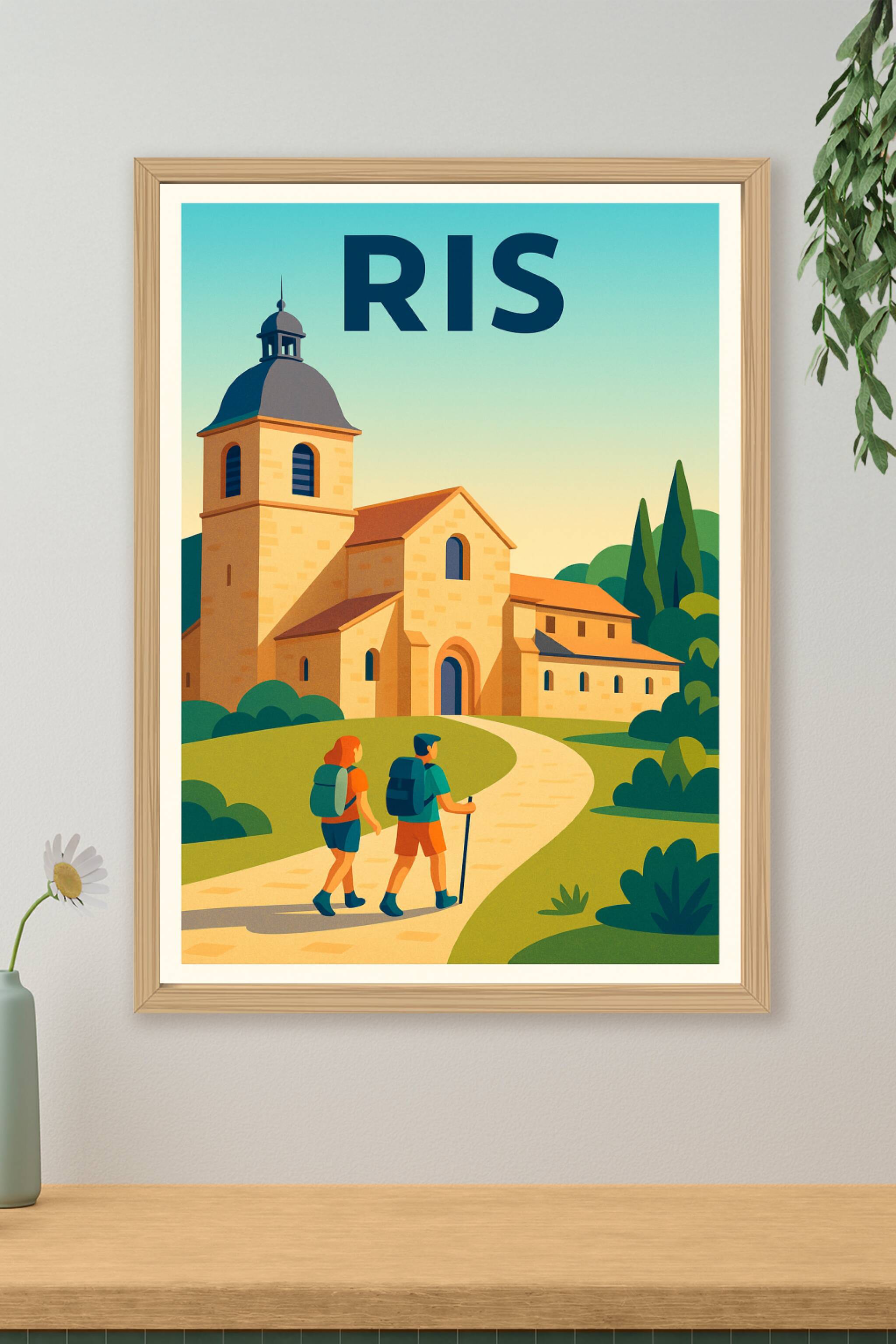 Affiche de Risque - Randonnée et patrimoine au cœur de la nature