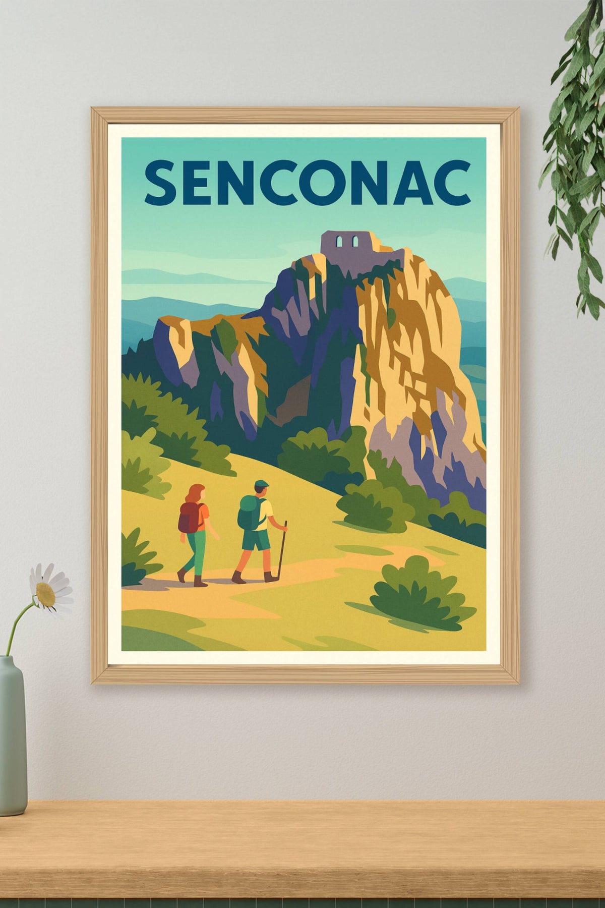 Affiche Senconac — Invitation à l'Aventure Nature · poster d'art de Senconac