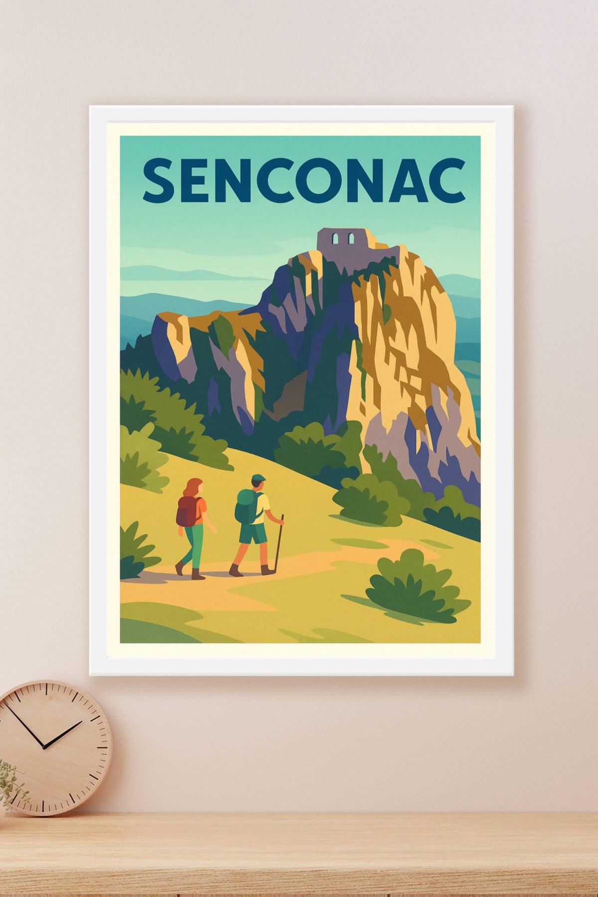 Affiche Senconac — Invitation à l'Aventure Nature · poster d'art de Senconac