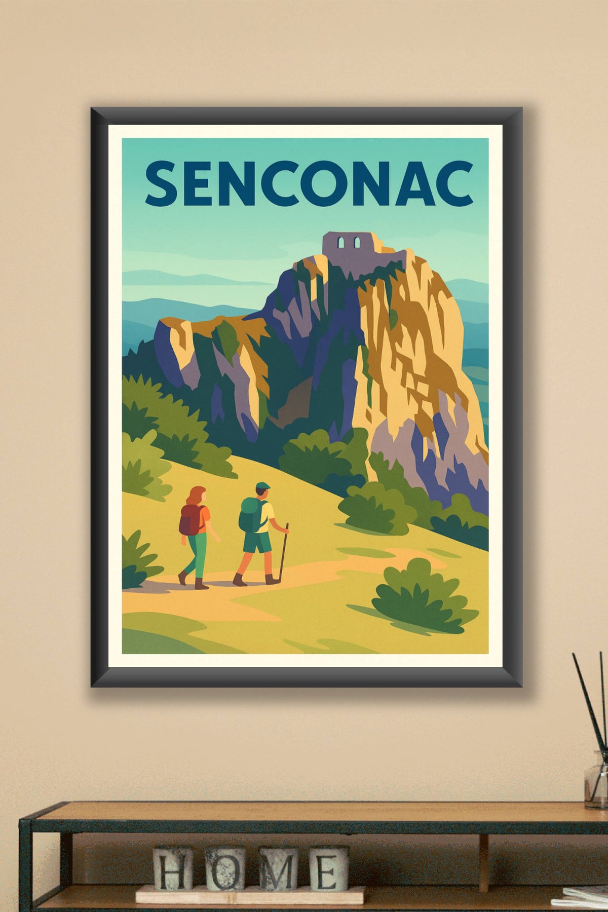 Affiche Senconac — Invitation à l'Aventure Nature · poster d'art de Senconac
