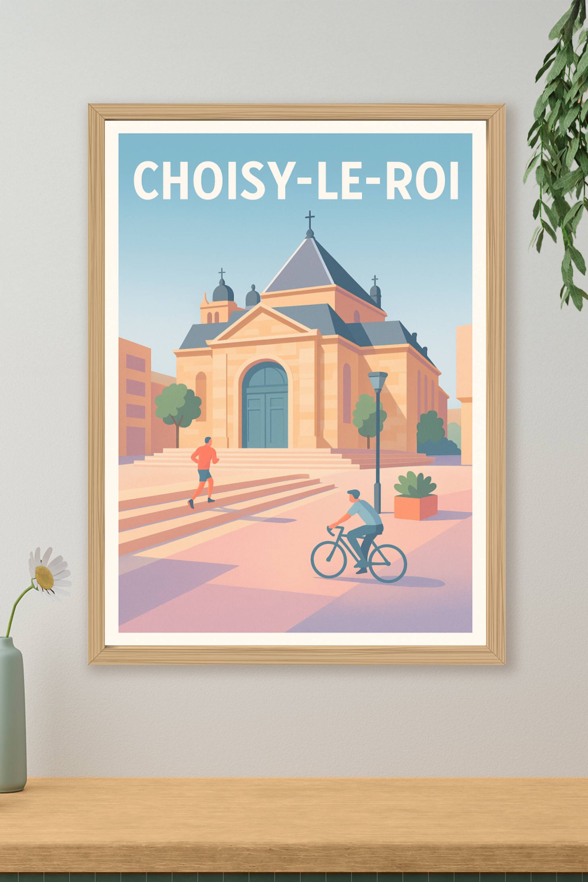 Affiche de Choisy-le-Roi - L'élégance urbaine au quotidien