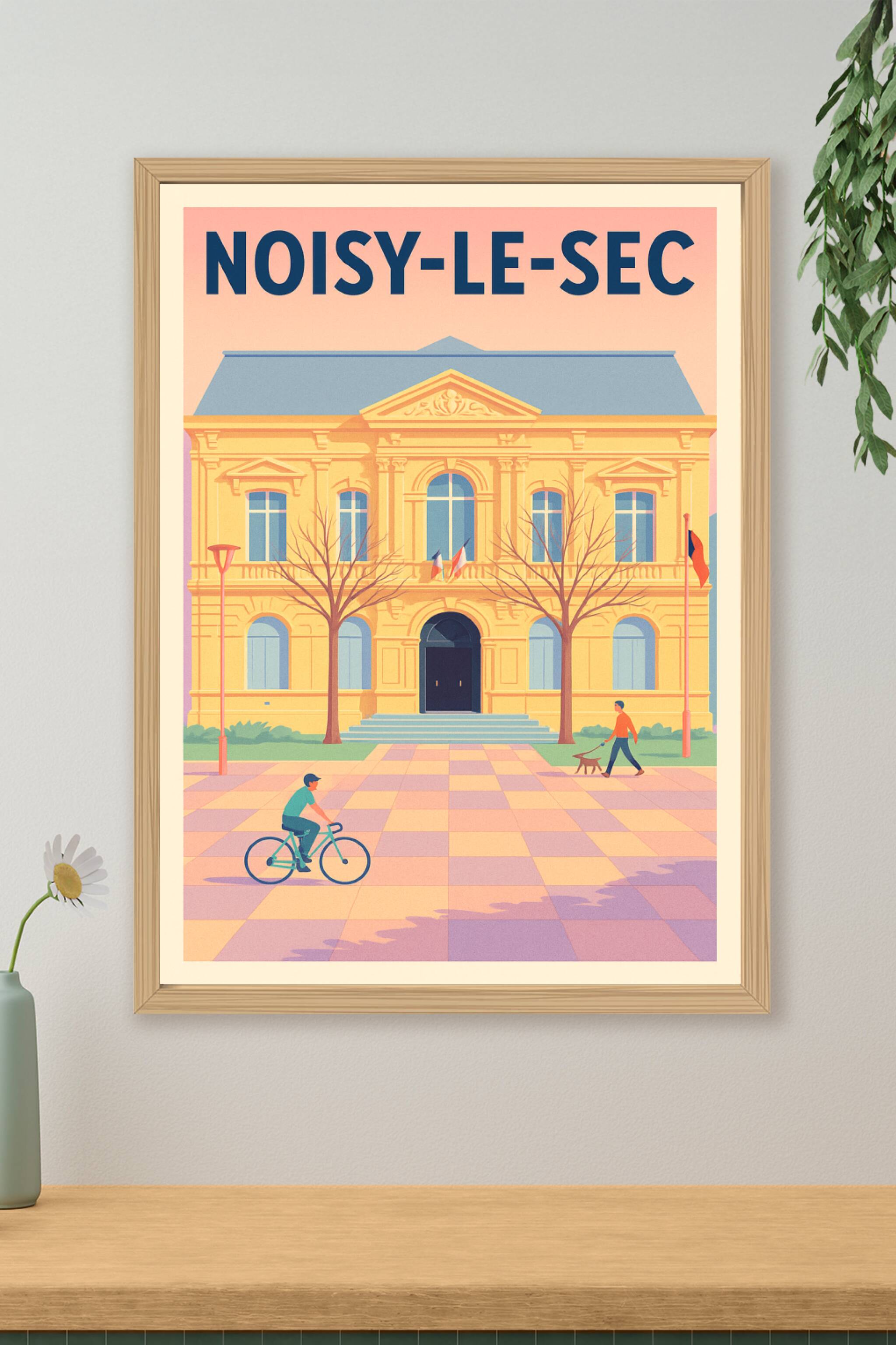 Affiche de Noisy-le-Sec - Charme et sérénité urbaine