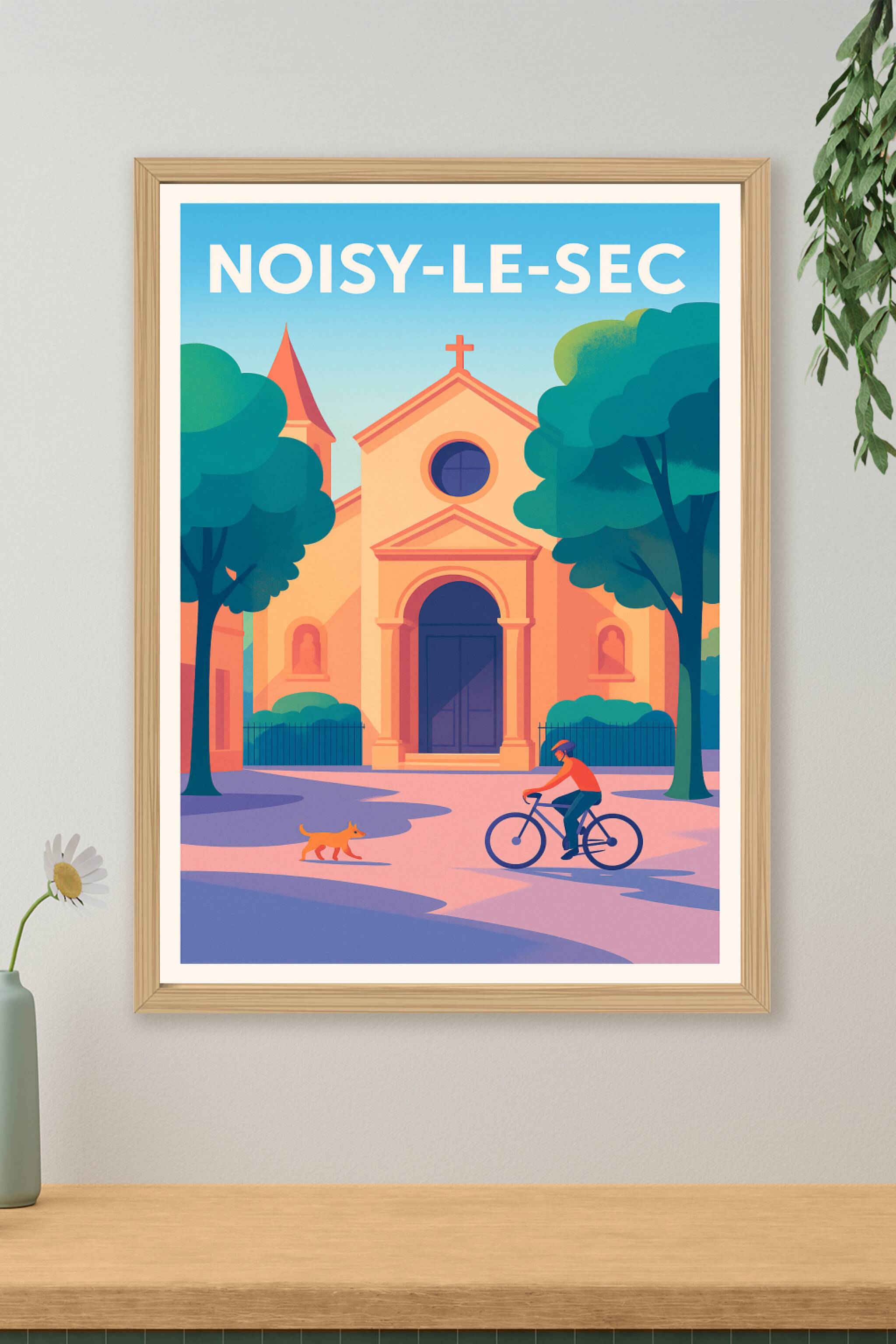 Affiche de Noisy-le-Sec - Ambiance paisible et authentique
