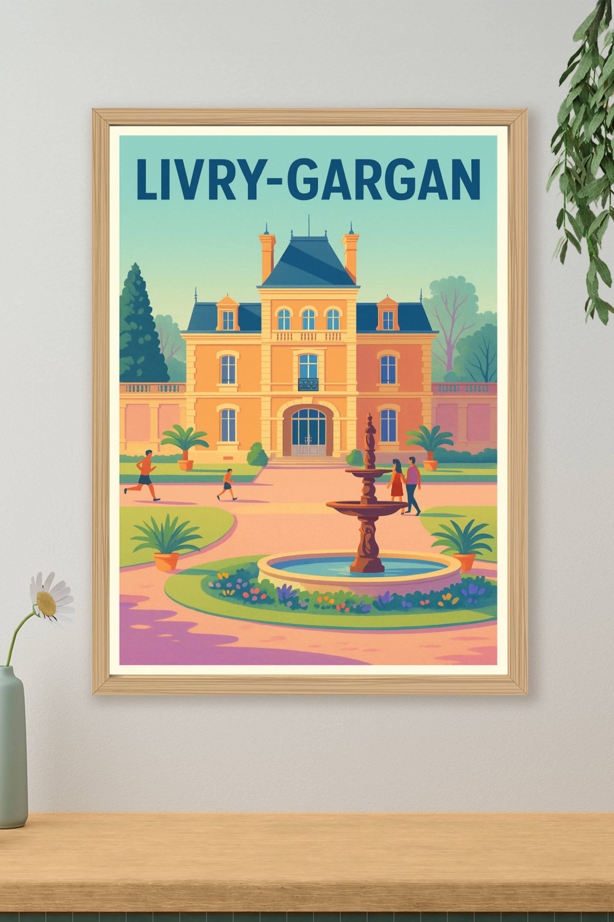 Affiche de Livry-Gargan - Charme et sérénité au parc du château