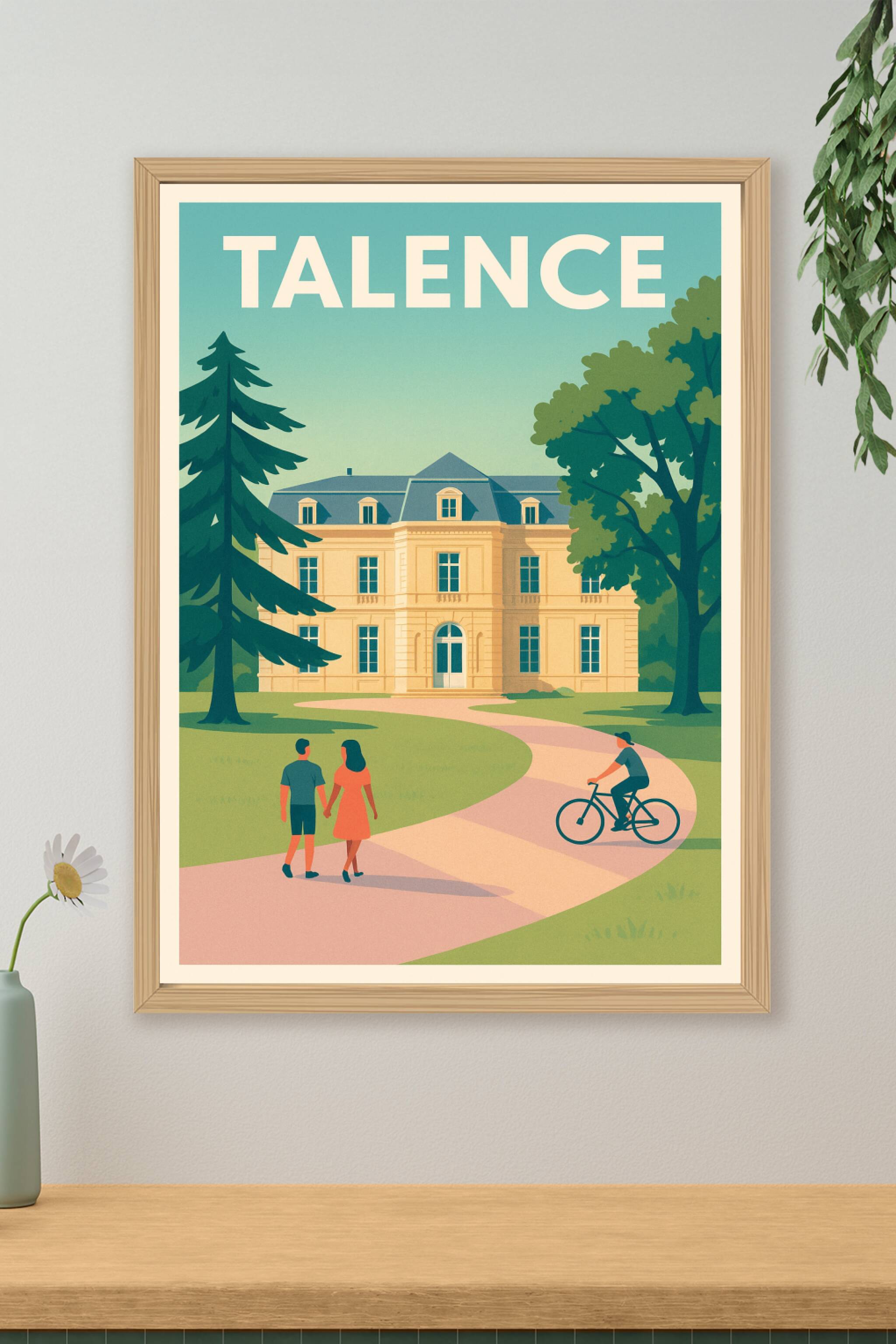 Affiche de Talence - Élégance et Tranquillité au Château