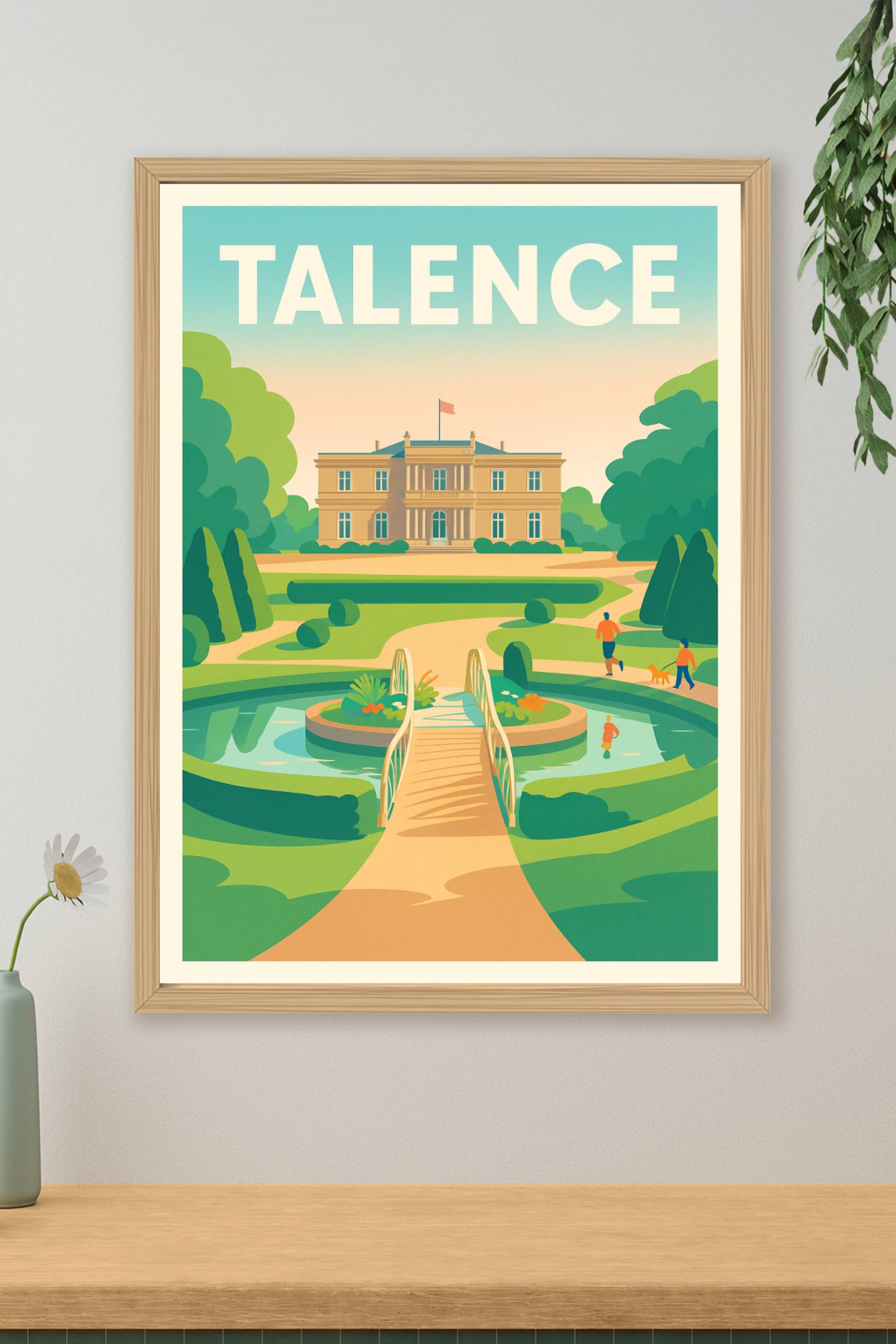 Affiche de Talence - Élégance et sérénité au cœur du parc