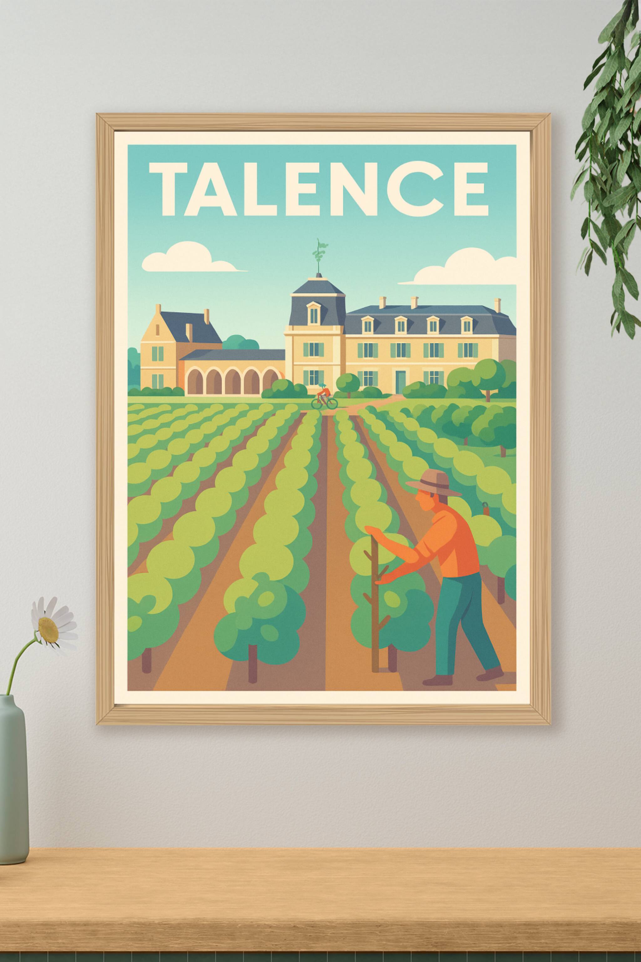 Affiche de Talence - Le charme viticole au cœur de la ville
